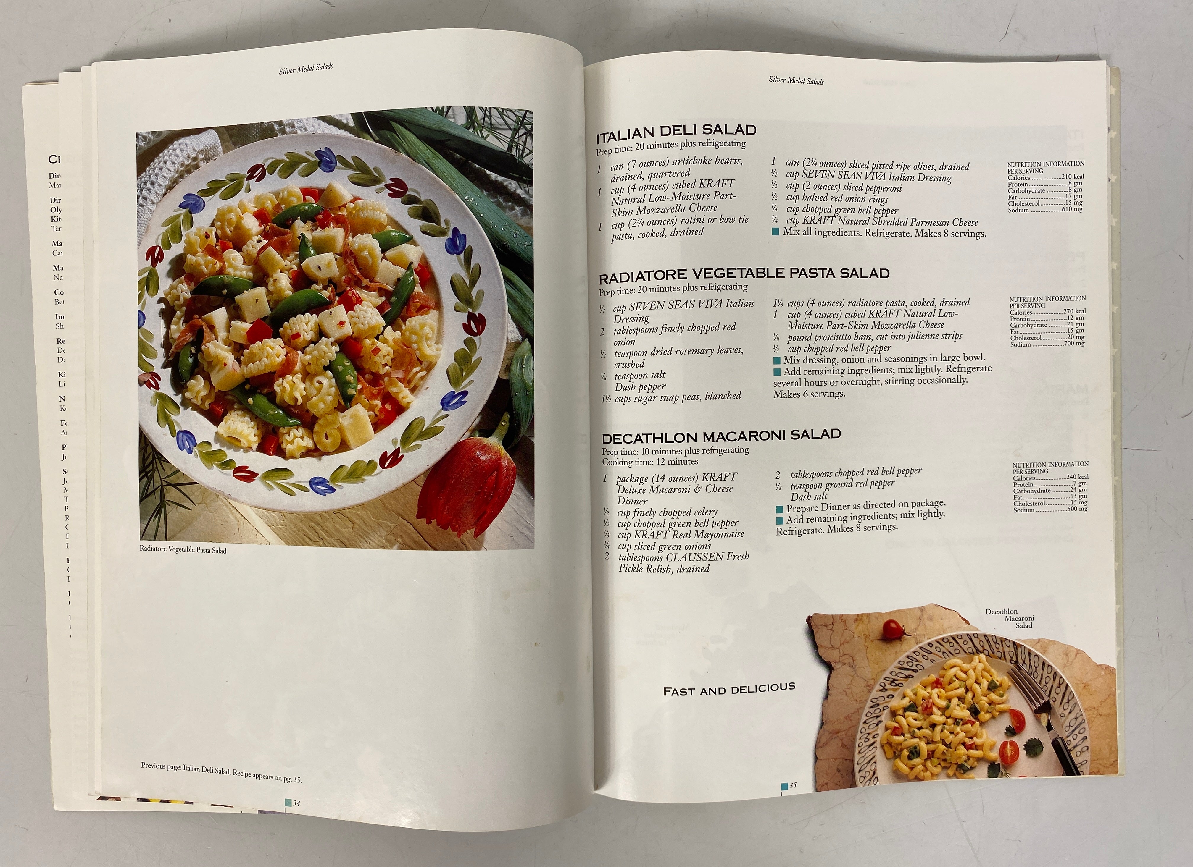 Lot of 2: The Olympic Kitchen Cookbook 1983/Kraft US Olympic Cookbook 1992 SC