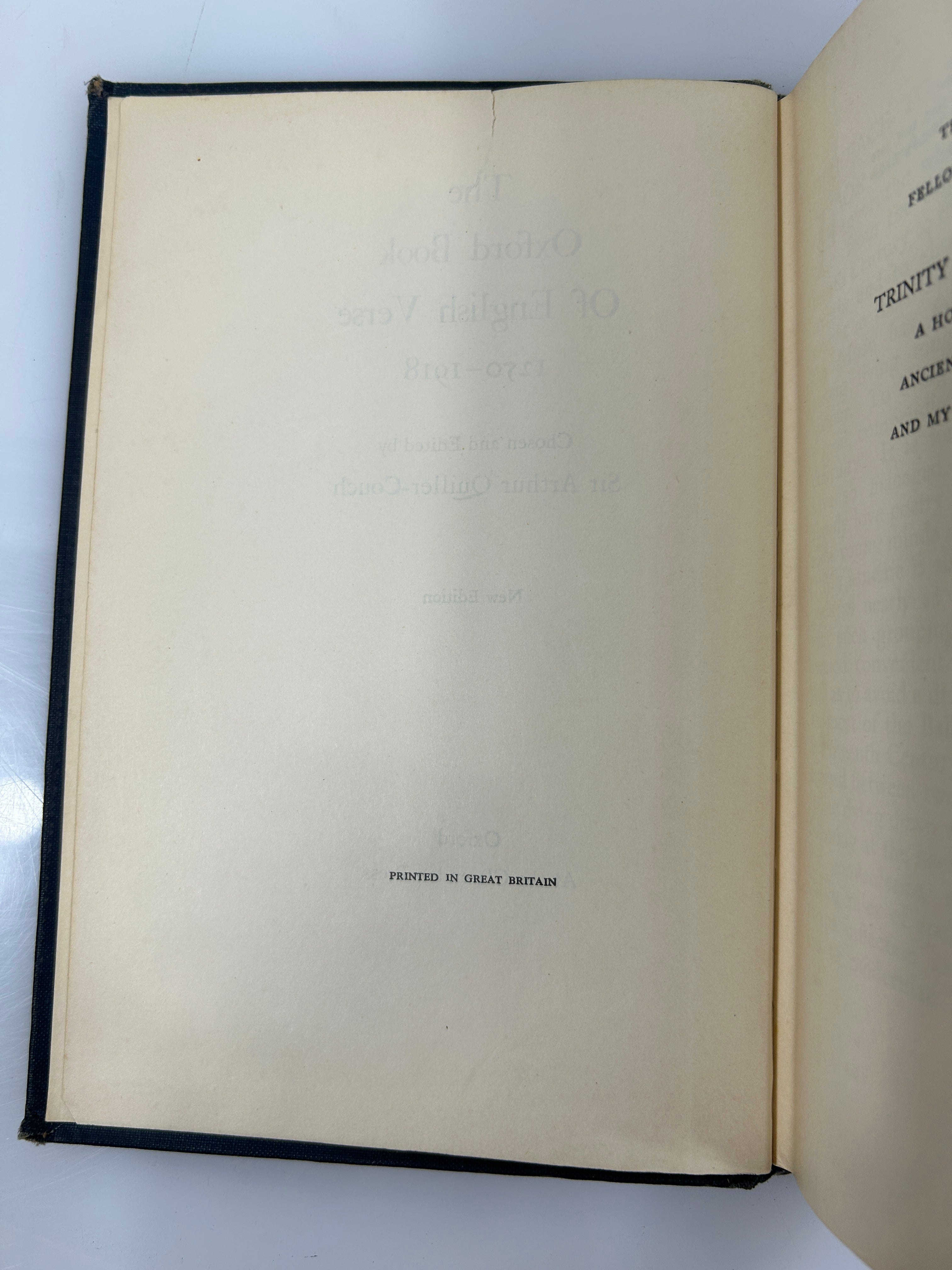Lot of 2: The Oxford Book of Modern Verse (1947)/English Verse (1953) HC