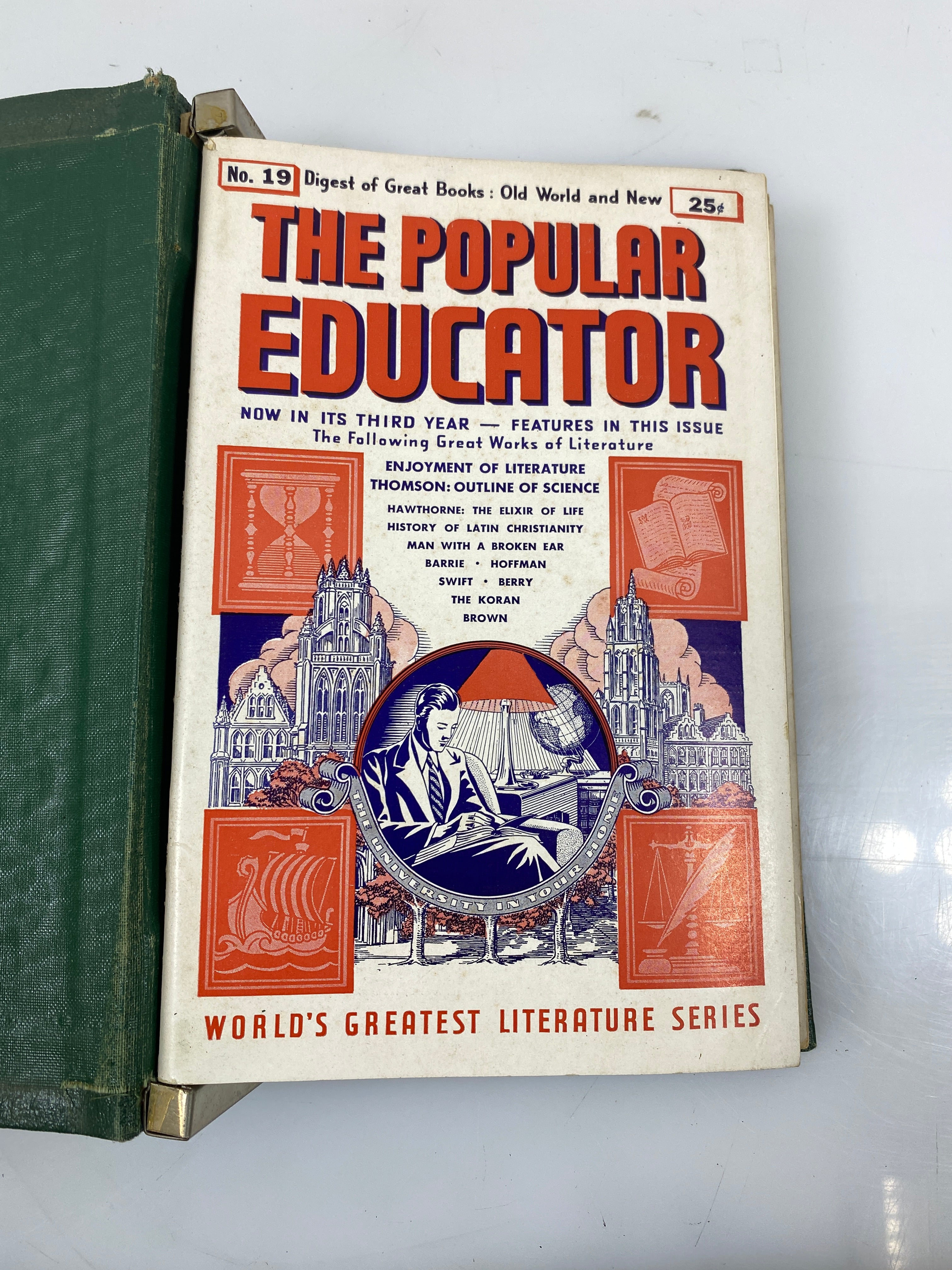 Lot of 2 The Popular Educator Pages 4417-4968 & 6625-7176 1940 HC