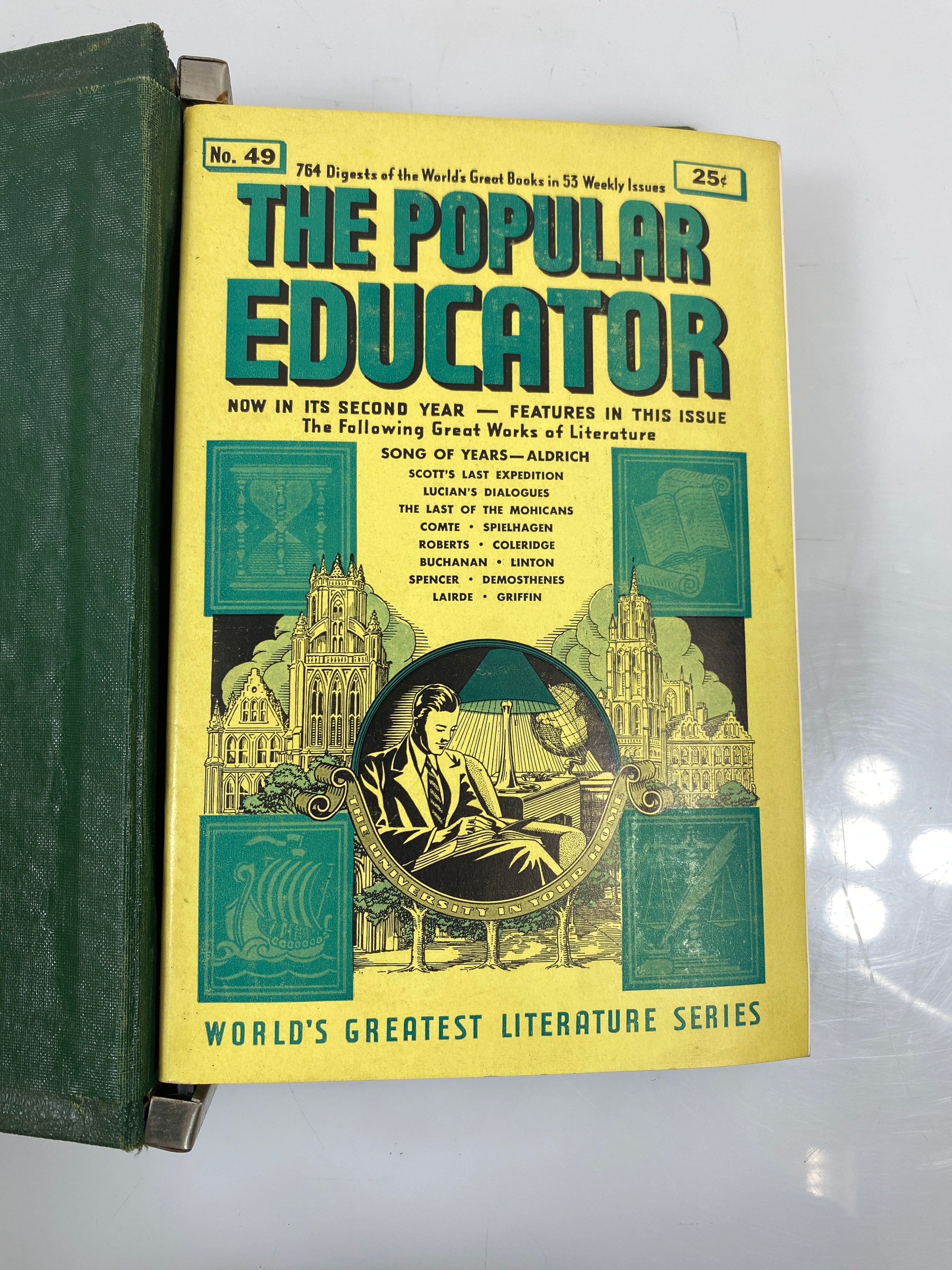 Lot of 2 The Popular Educator Pages 4417-4968 & 6625-7176 1940 HC