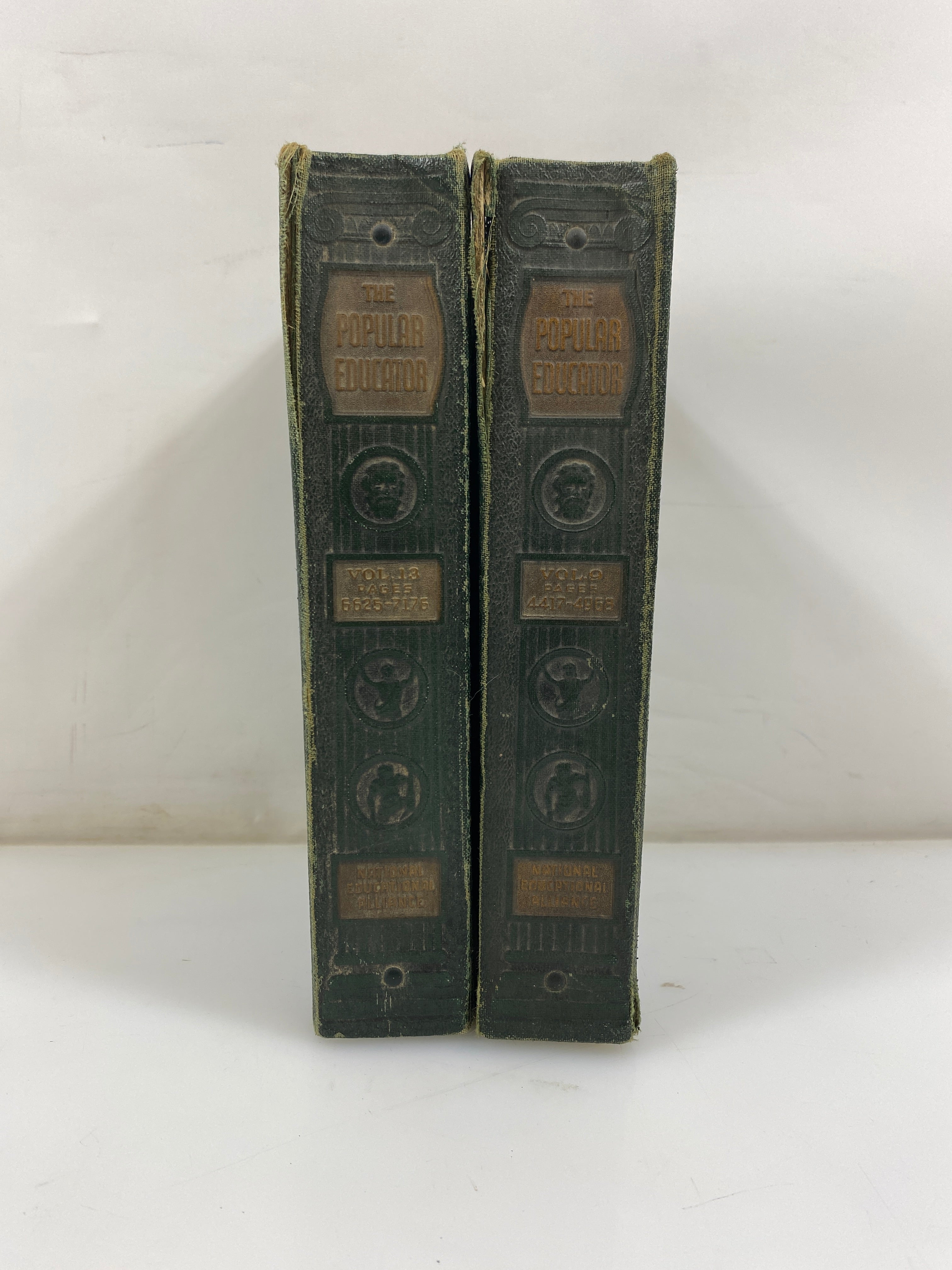 Lot of 2 The Popular Educator Pages 4417-4968 & 6625-7176 1940 HC