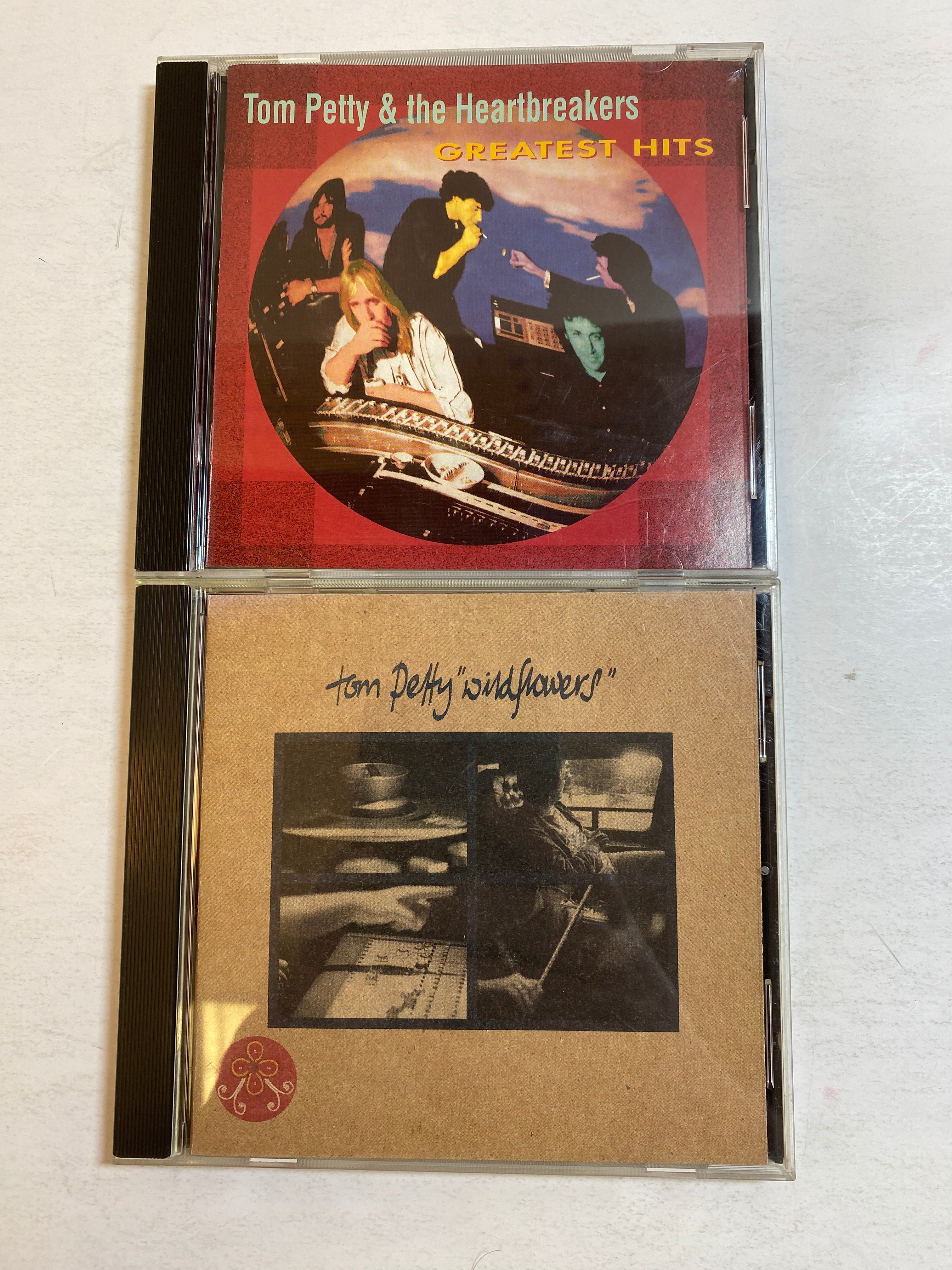Lot of 2 Tom Petty Heartbreakers CDs Greatest Hits Wildflowers 1993-1994