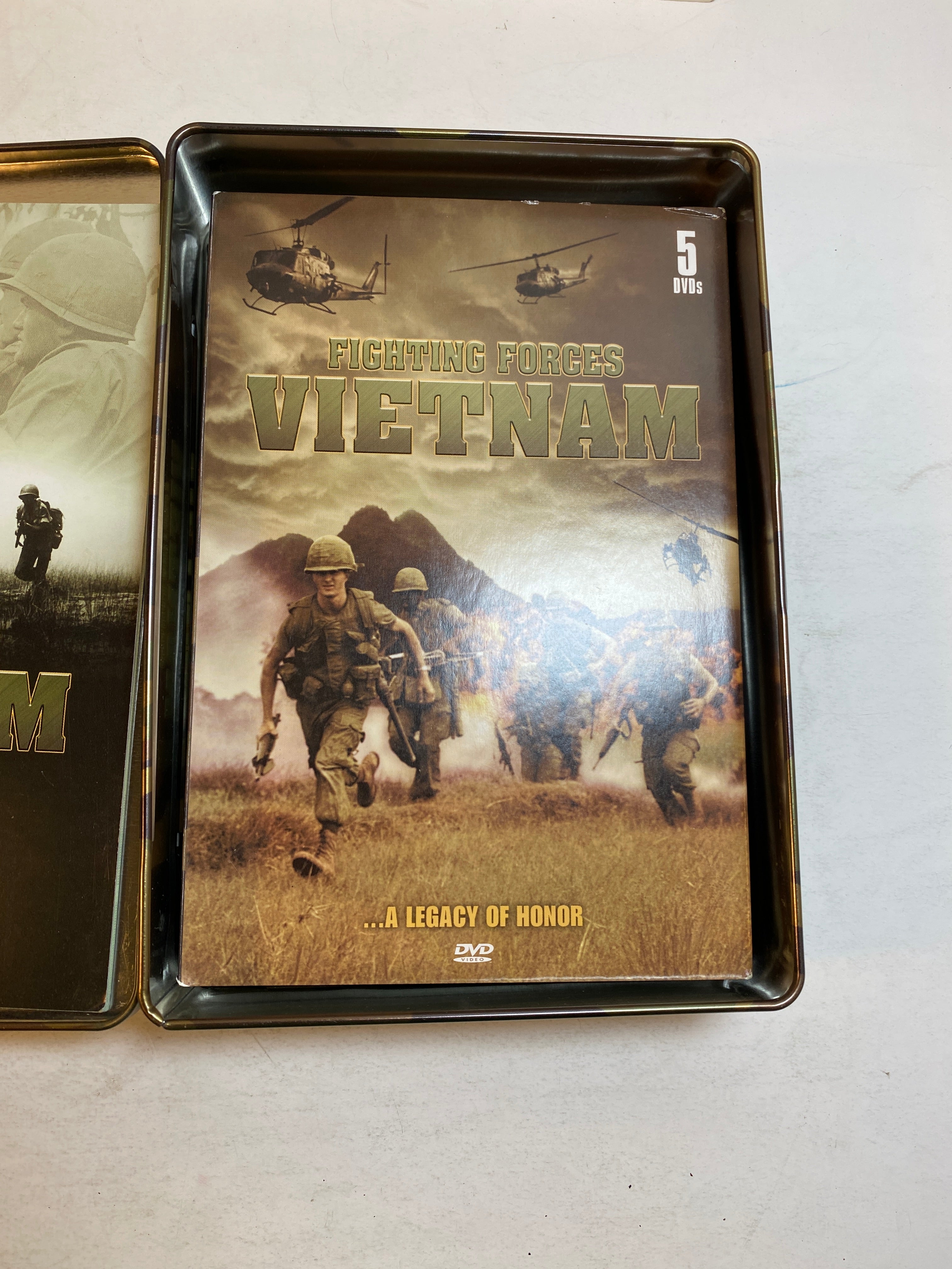 Lot of 2 Vietnam Battleground Fighting Forces History DVD Sets 2005-2009