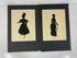 Lot of 2 Vintage Fashion Silouettes 1832, 1883