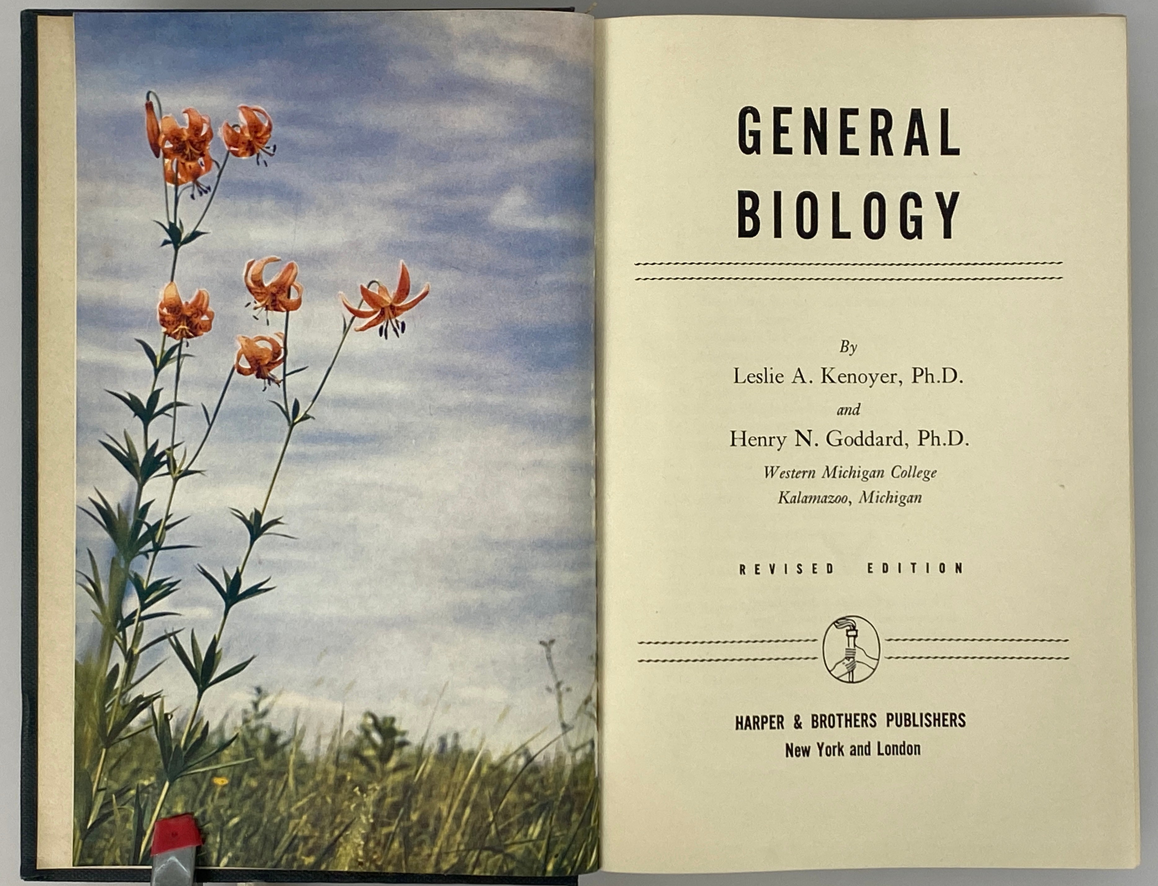 Lot of 2 Vintage General Biology Textbooks 1931-1945 HC