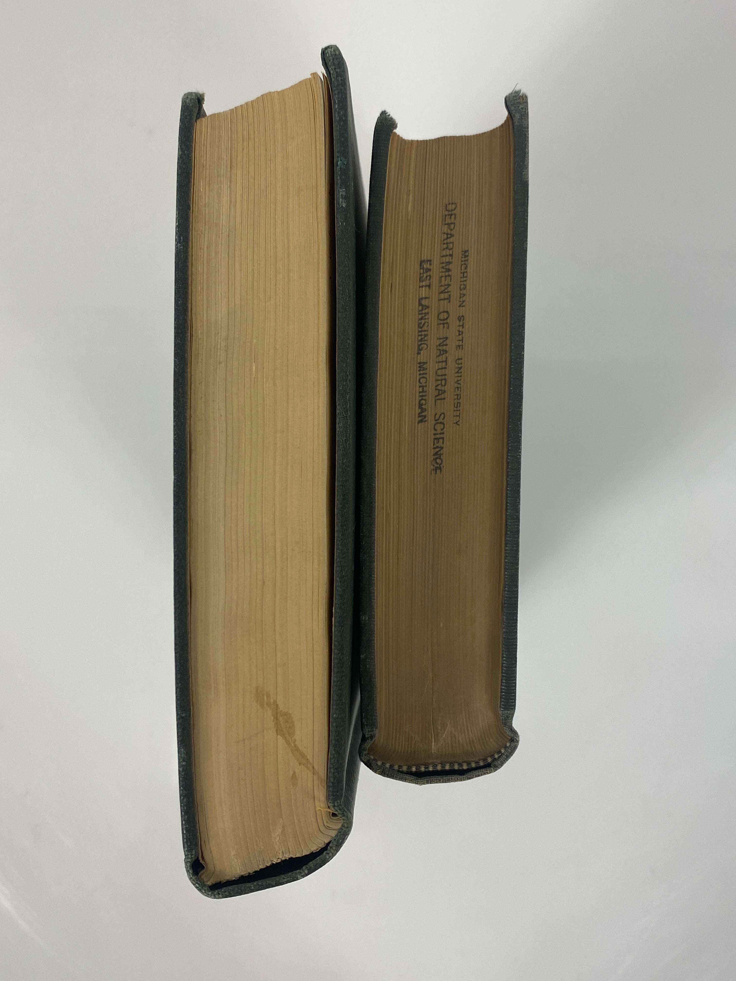 Lot of 2 Vintage General Biology Textbooks 1931-1945 HC