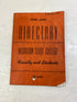 Lot of 2 Vintage MSU Student Directories 1939, 1947