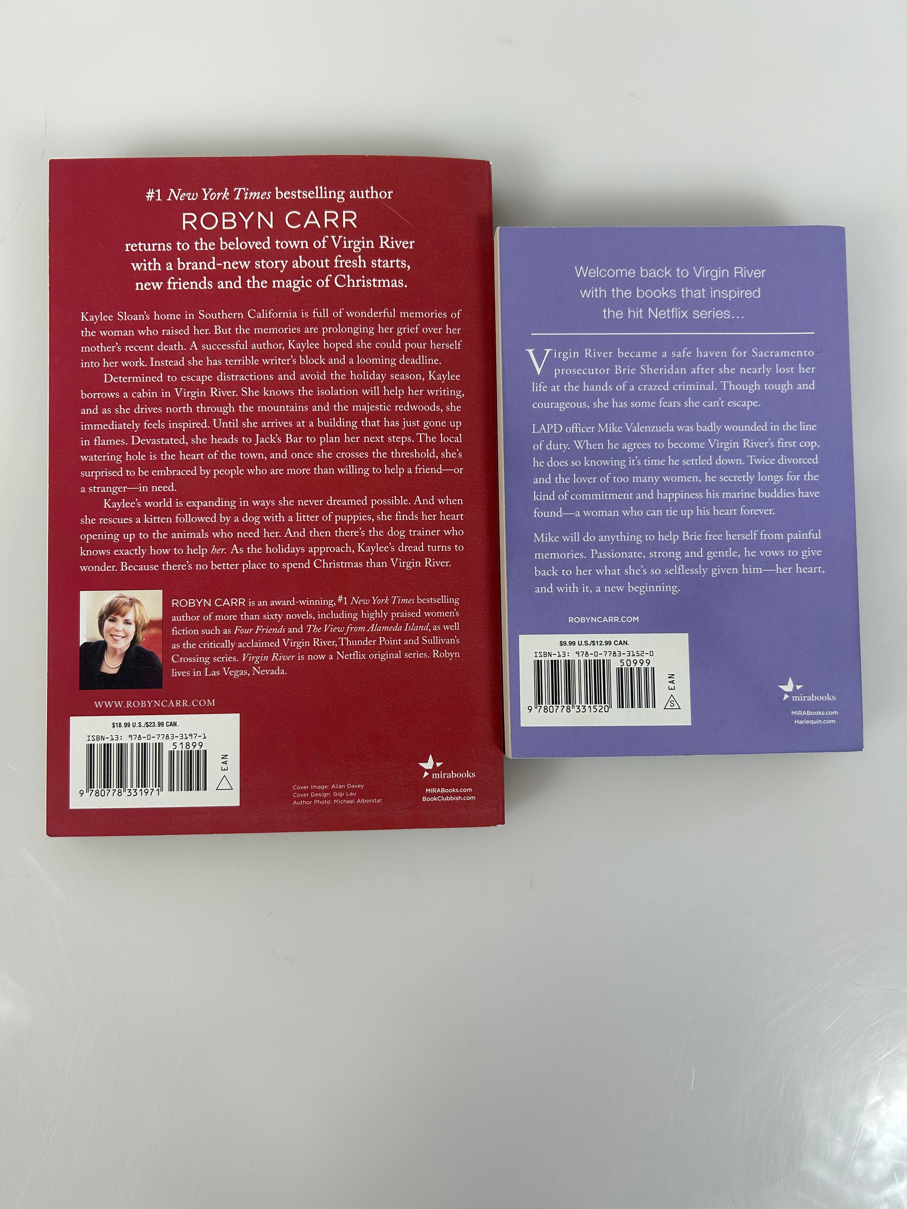 Lot of 2 Virgin River Novels by Robyn Carr SC