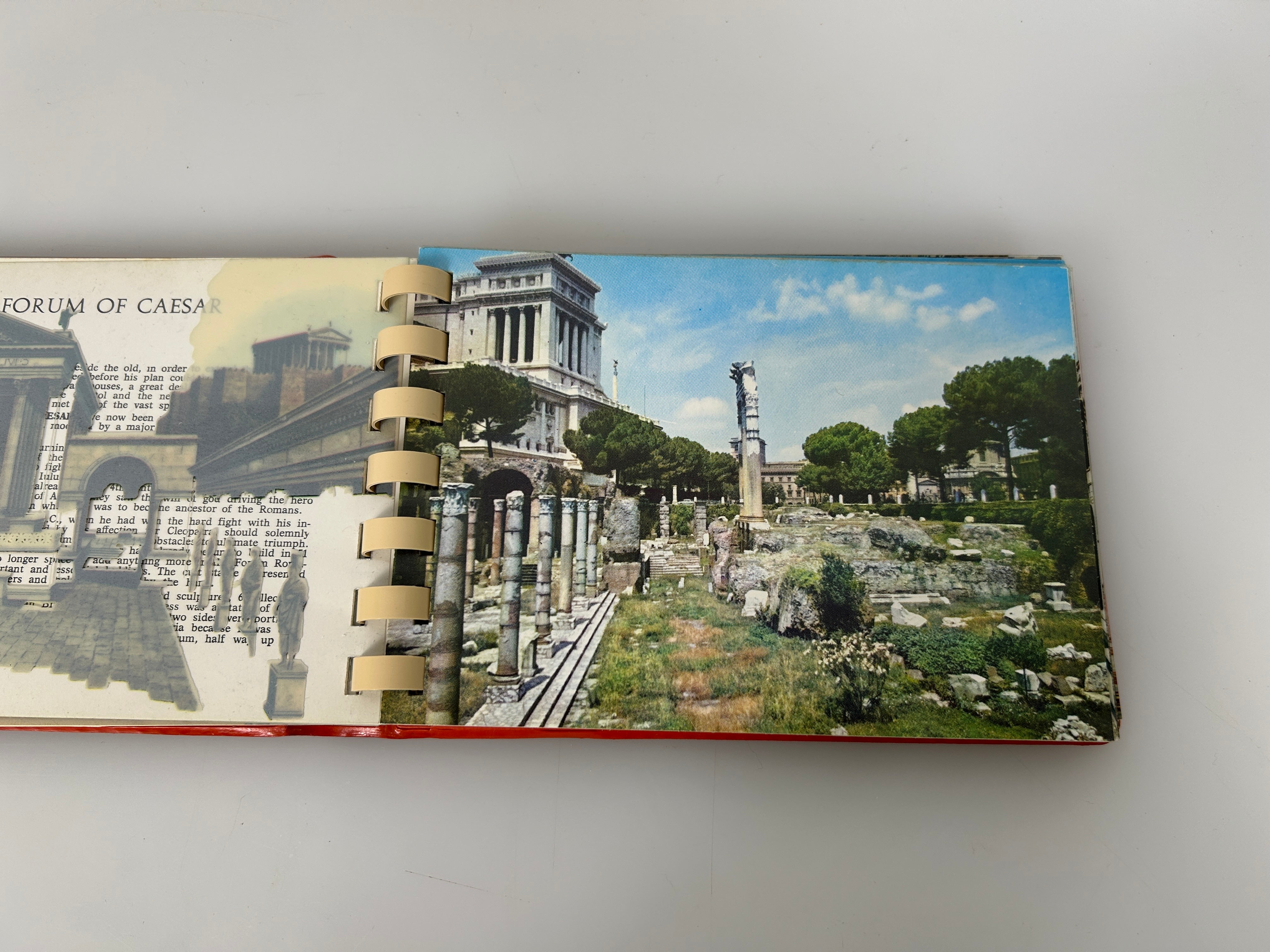 Lot of 2 Vntg Souvenirs; Rome Past & Present/Citta' Del Vaticano Photobook c1980