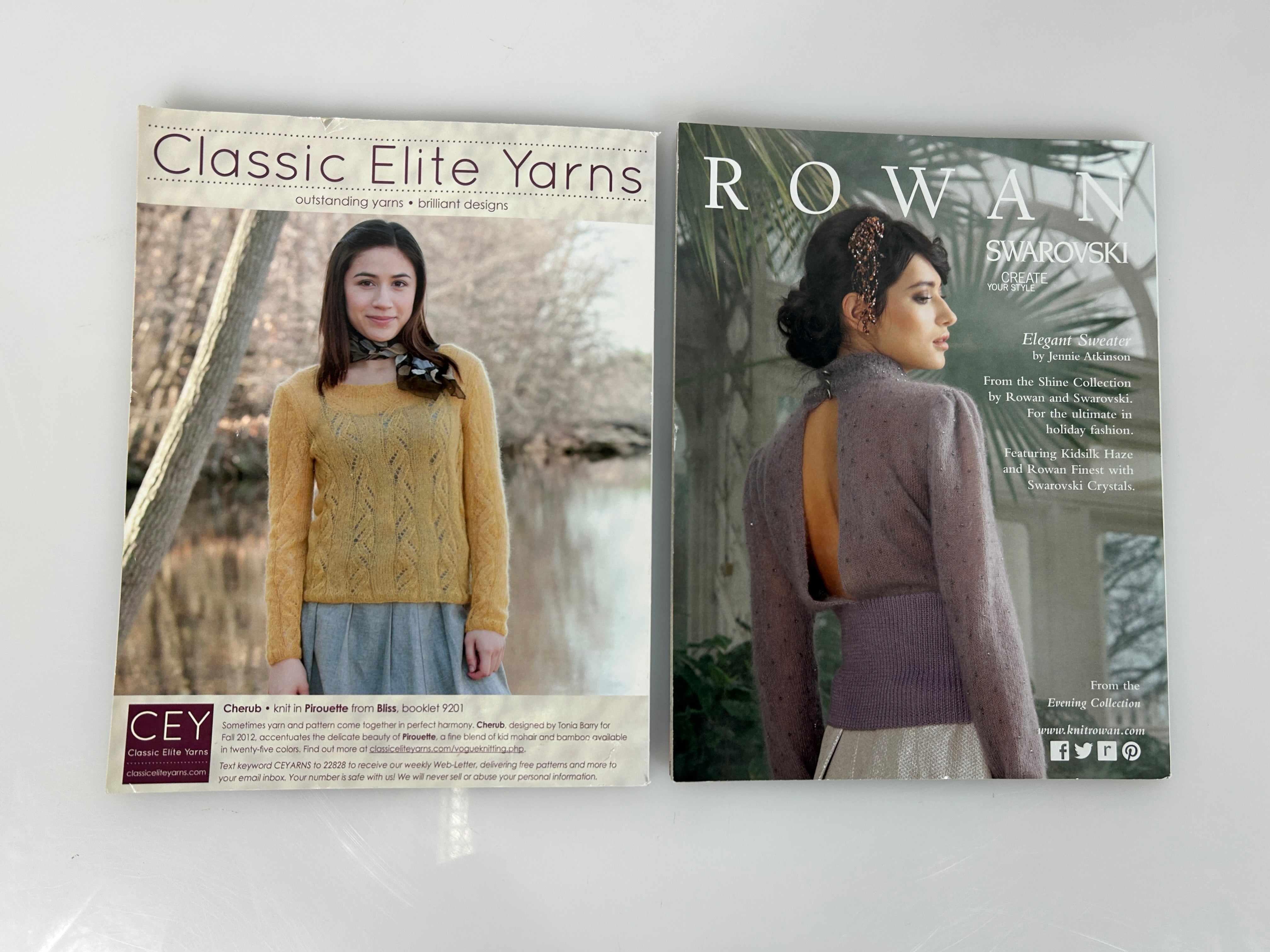 Lot of 2 Vogue Knitting Magazines Holiday Issues 2012 & 2015