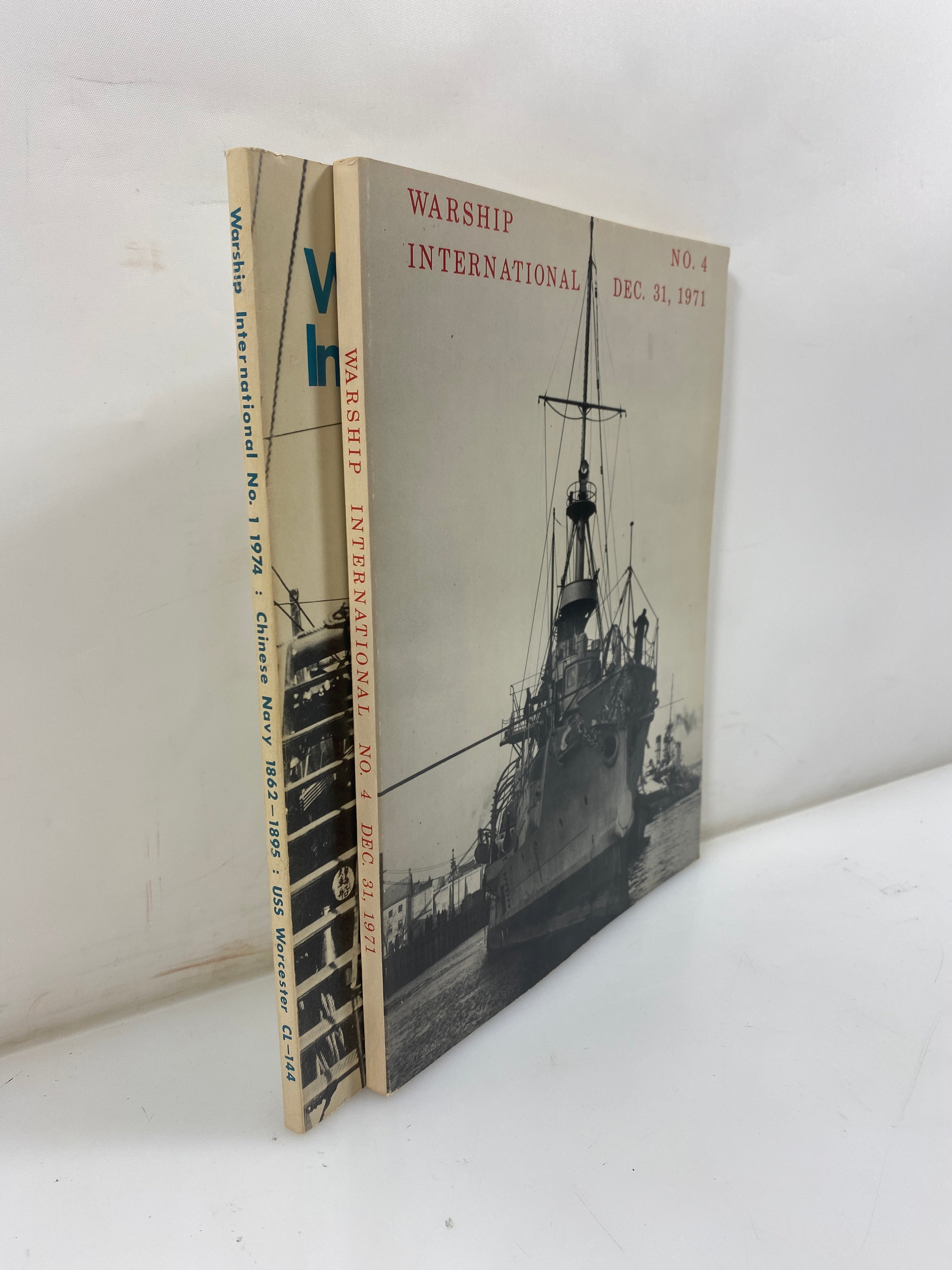 Lot of 2 Warship International No 4 1971 & No 1 1974SC
