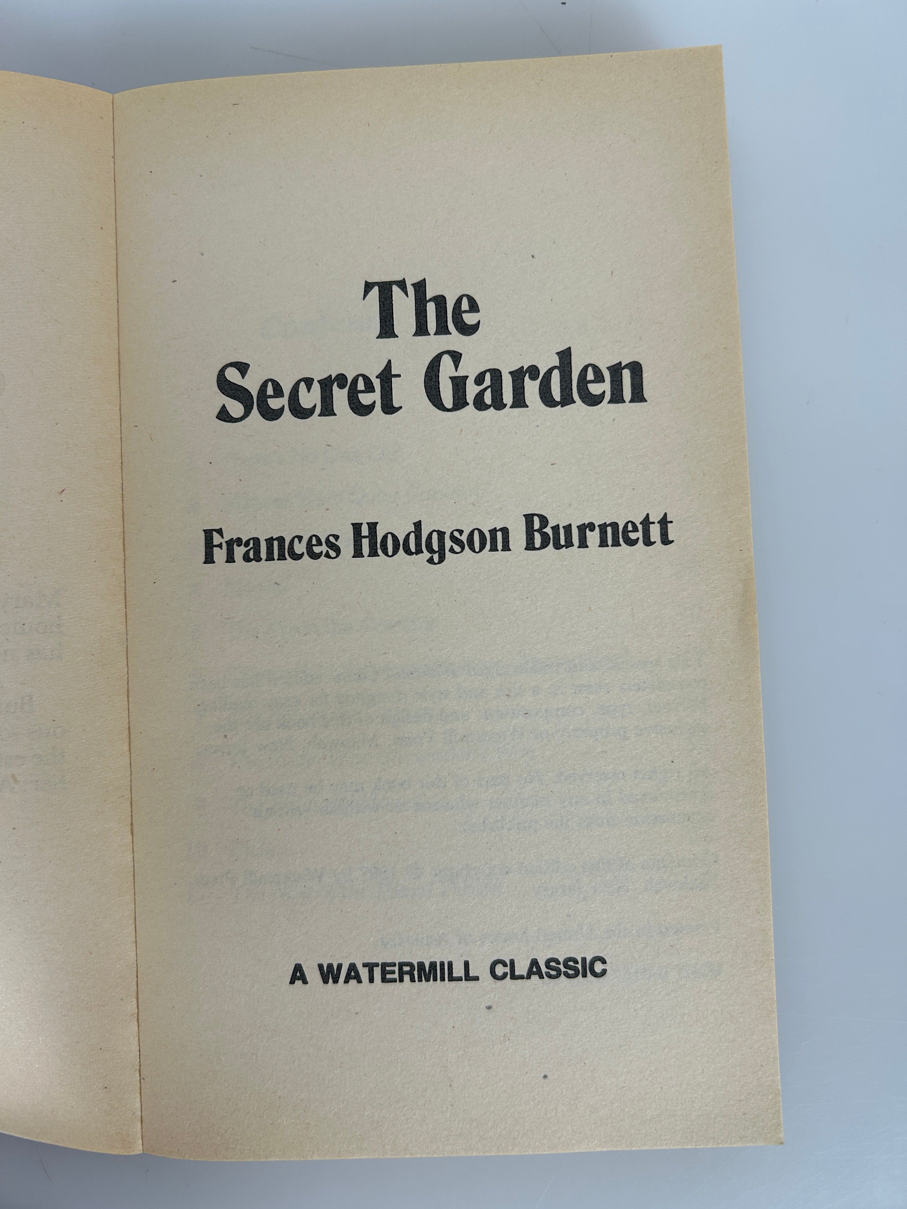 Lot of 2 Watermill Classics: The Secret Garden/The Railway Children PB