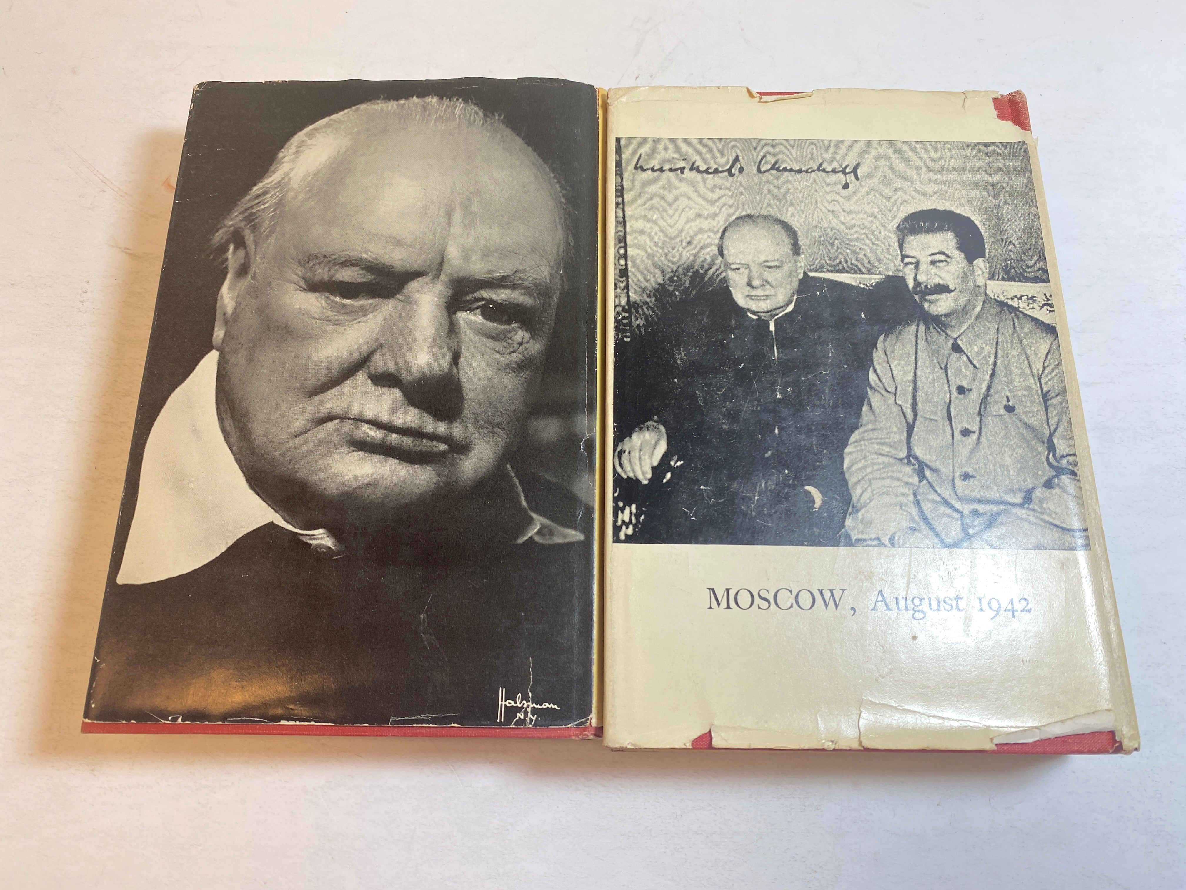 Lot of 2 Winston Churchill Closing the Ring Hinge of Fate 1950-1951