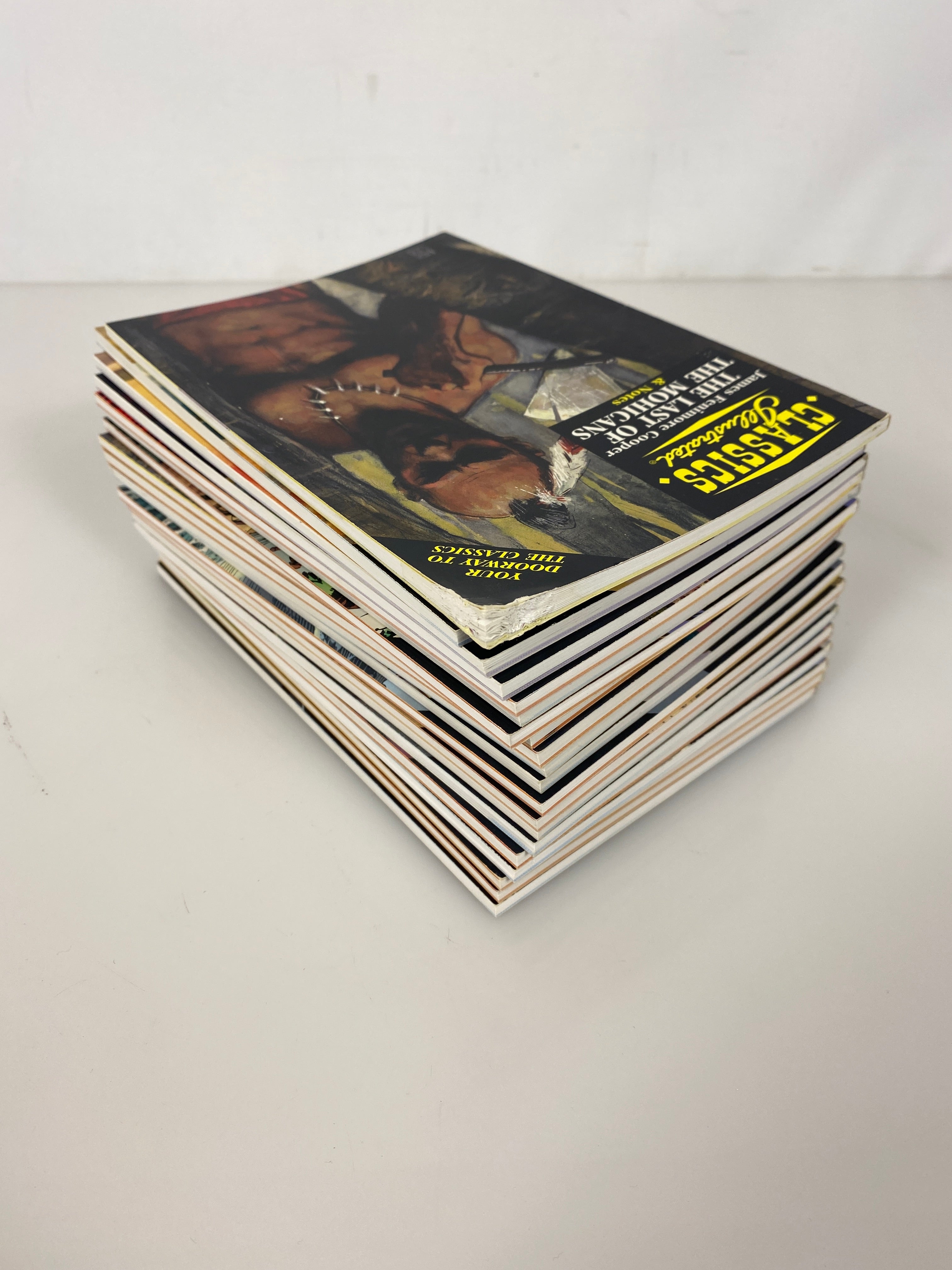 Lot of 20 Acclaim-Classics Illustrated Graphic Novels With Notes 1997