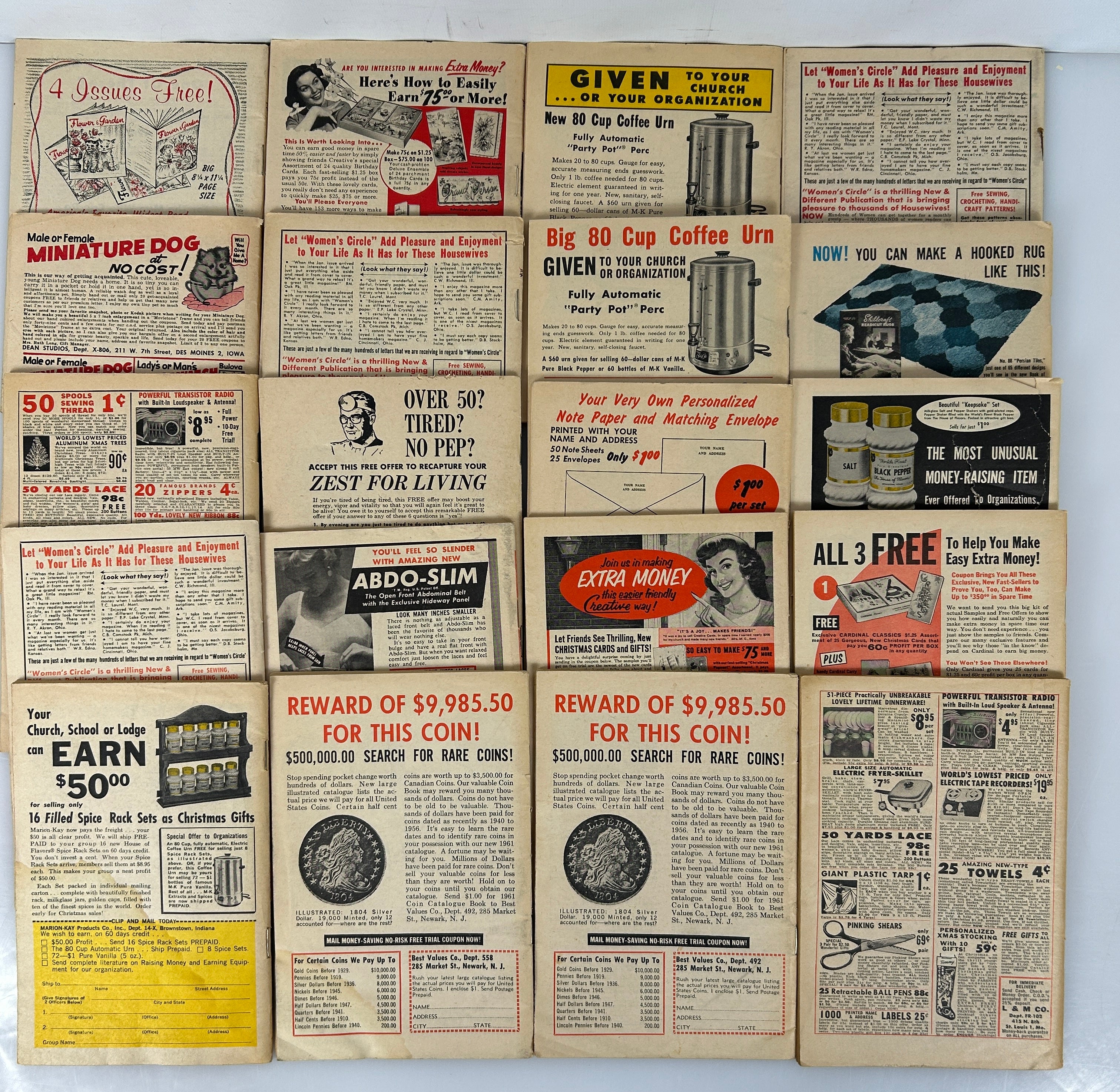 Lot of 20 The Workbasket Magazine Volume 25-27 (1960-1962)