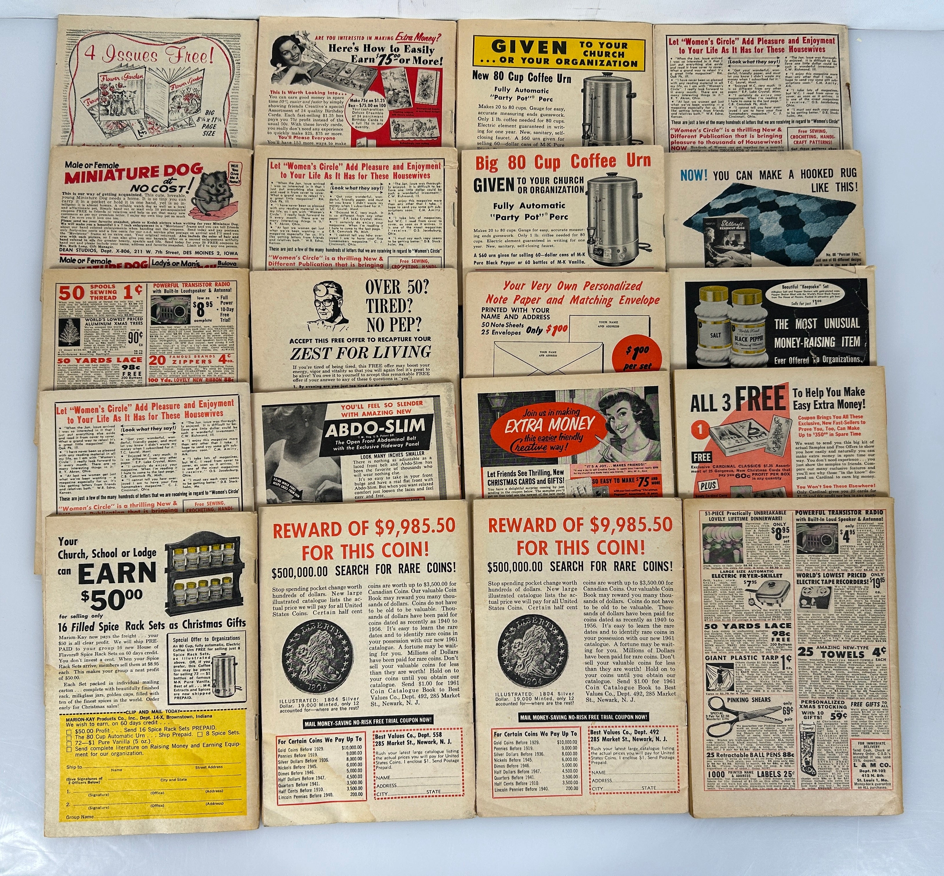 Lot of 20 The Workbasket Magazine Volume 25-27 (1960-1962)