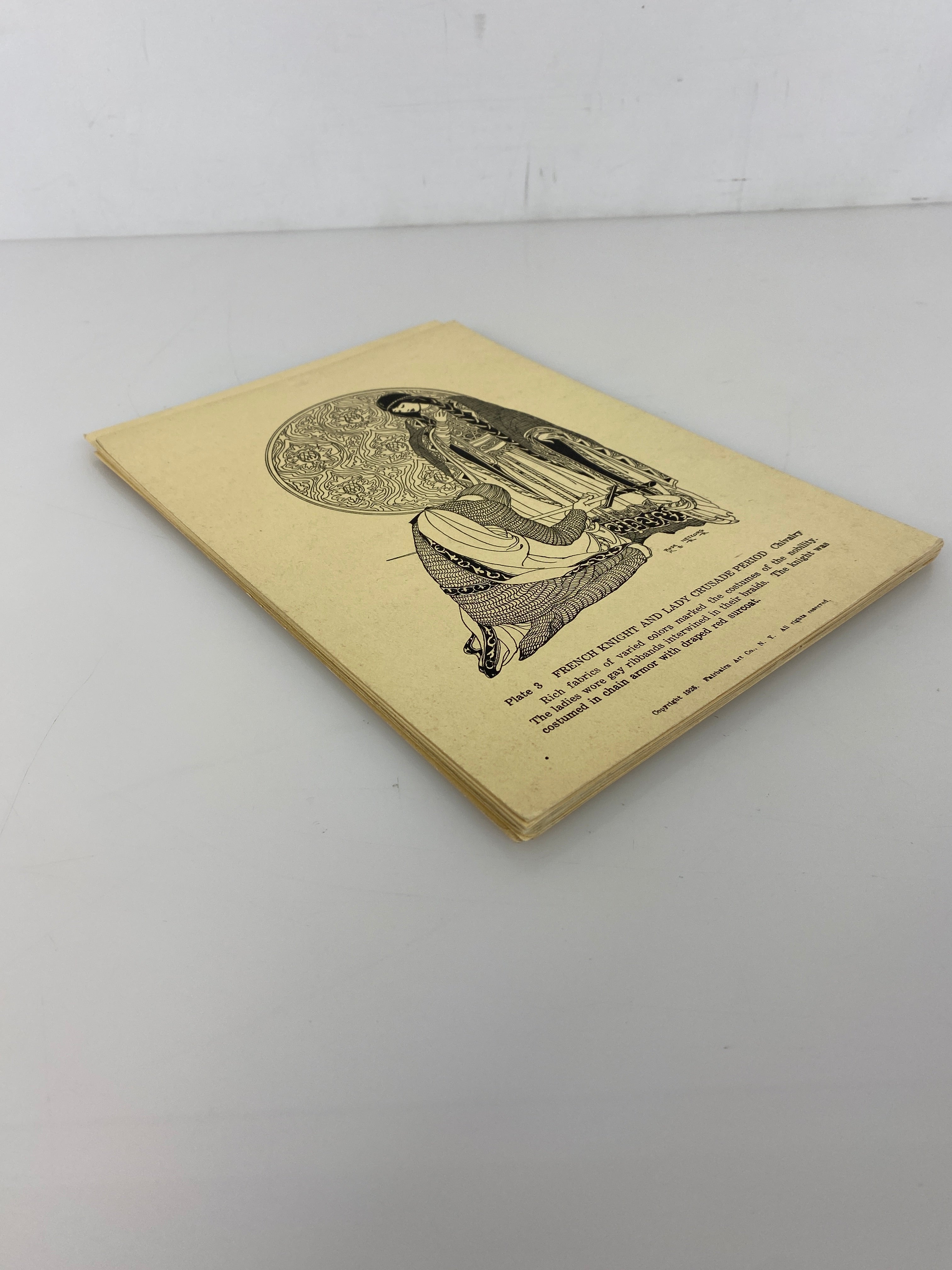 Lot of 20 Vintage Fashion History Cards 1925