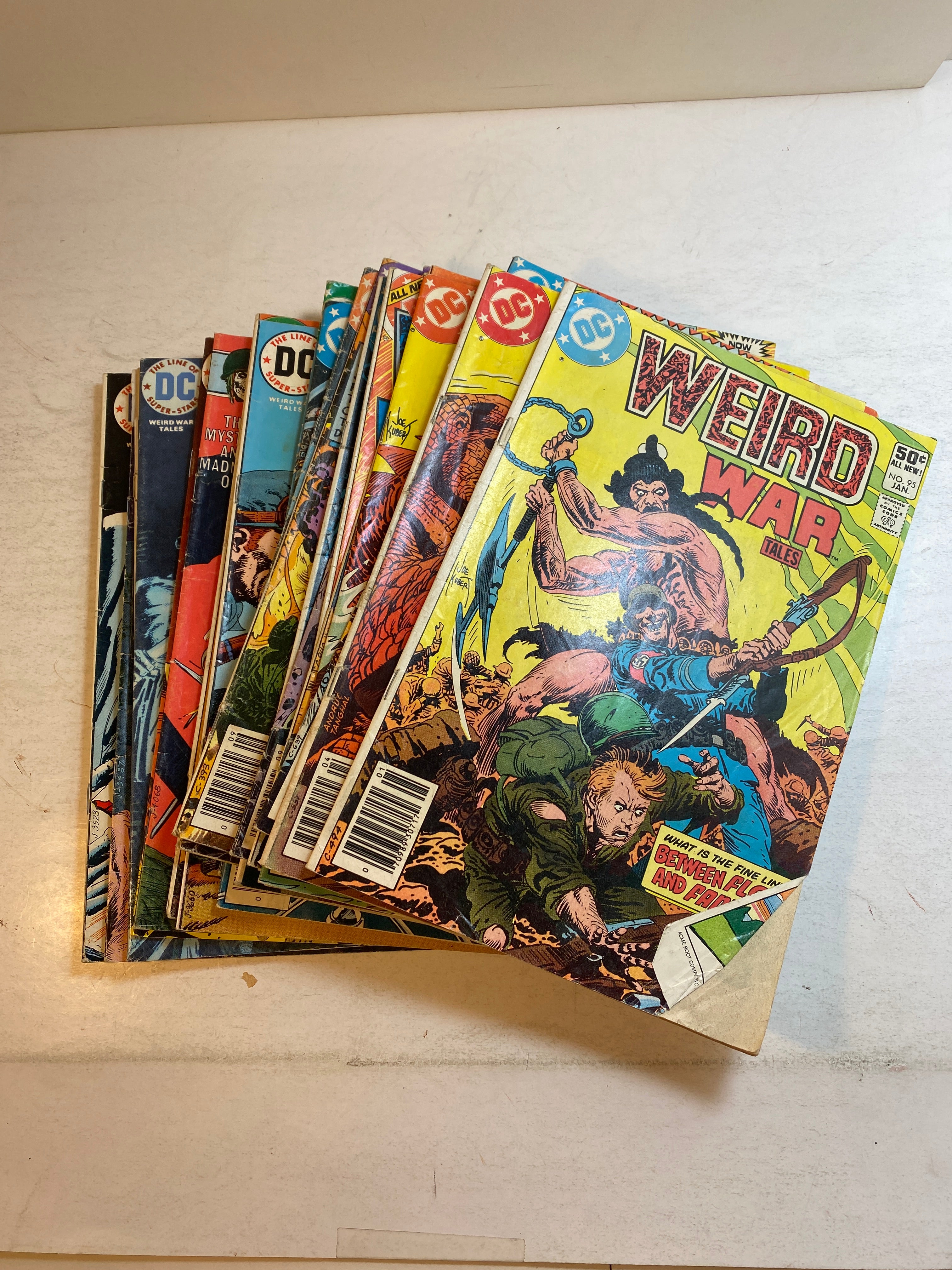 Lot of 20 Weird War Tales DC Comics 1973-1982