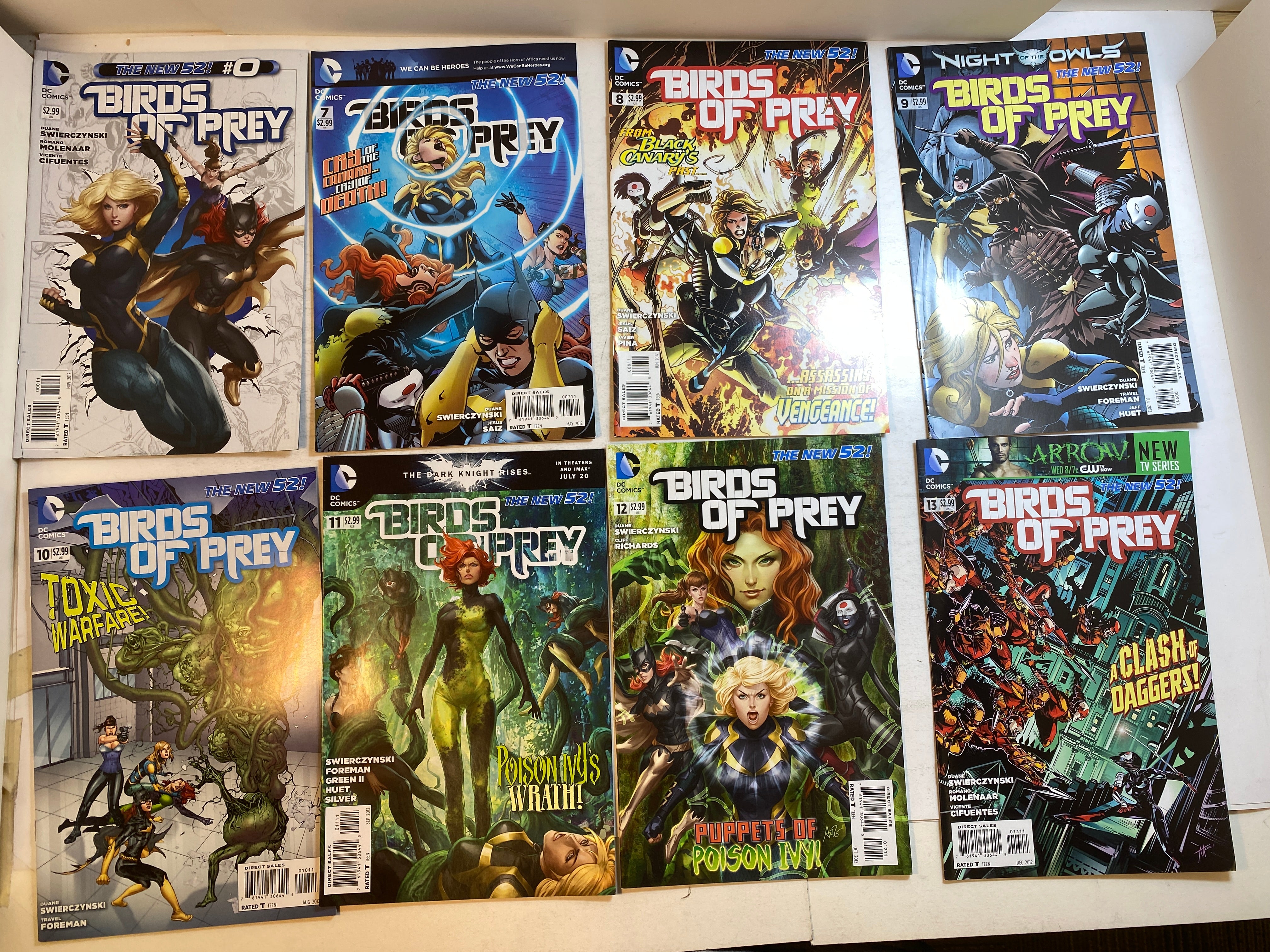 Lot of 21 Birds of Prey Comics DC 2013-2014