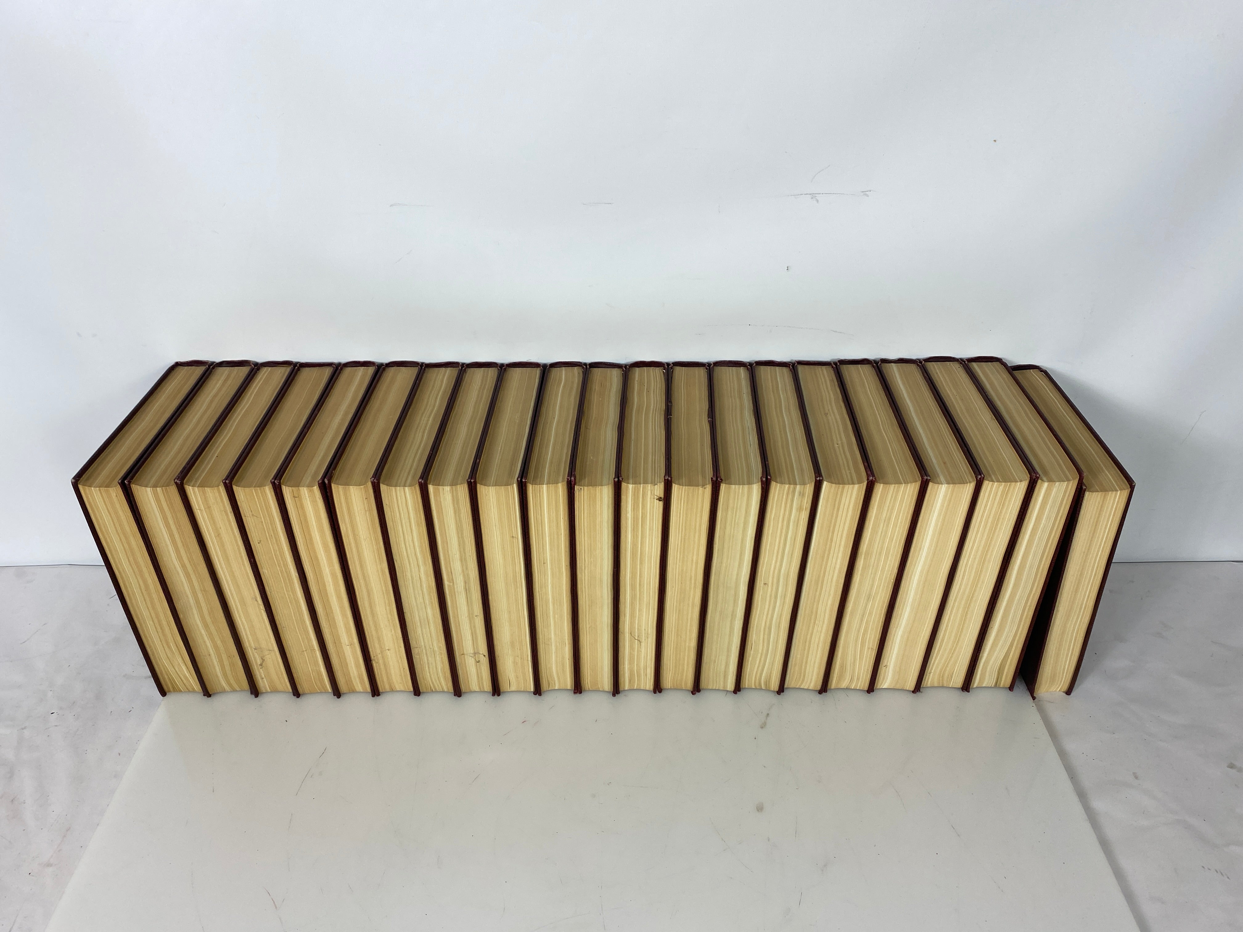 Lot of 21: Encyclopedia Britannica 1-12, 14-22 1957 HC