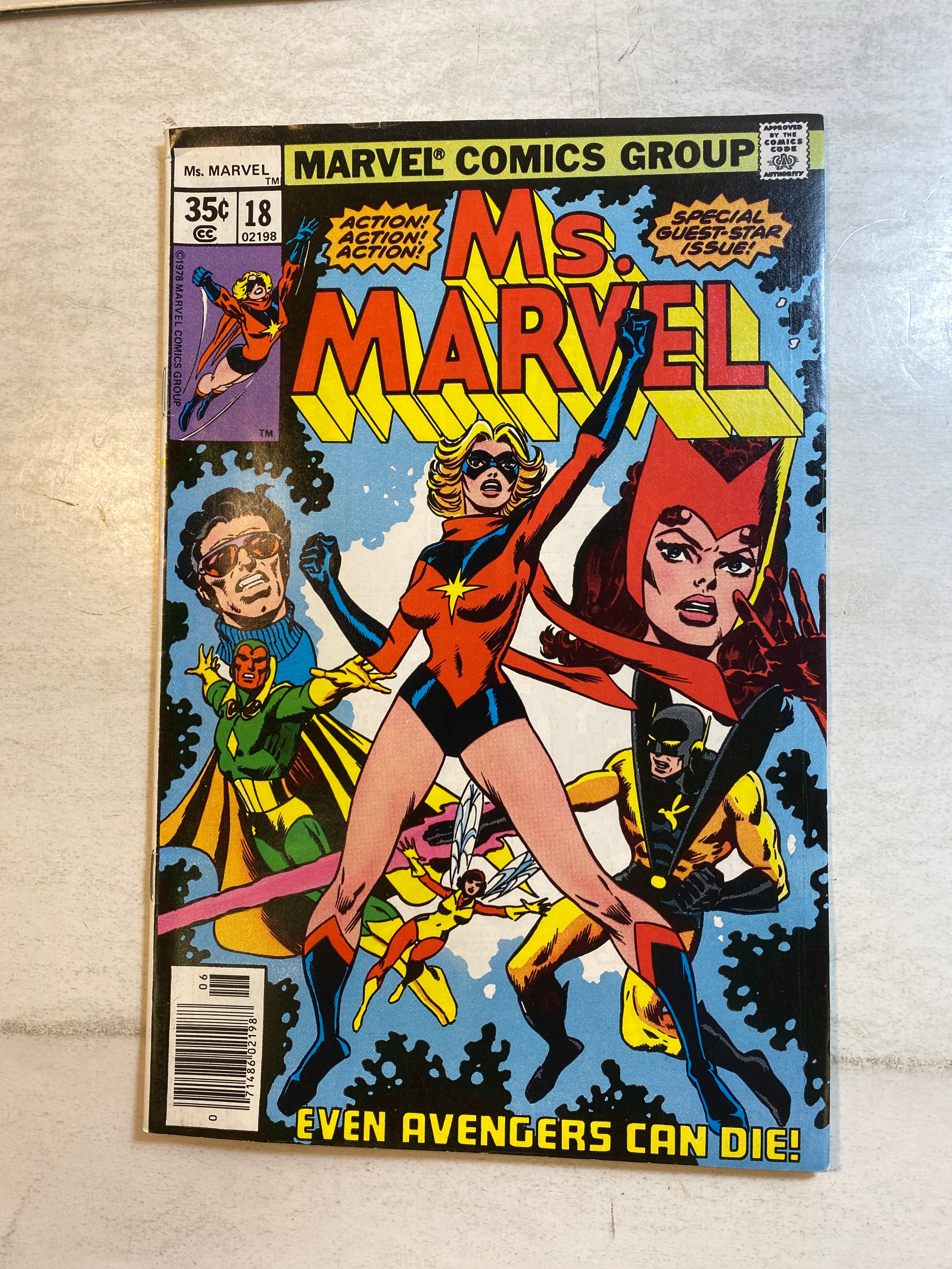 Lot of 21 Ms. Marvel 1-21 Comics 1977-1978