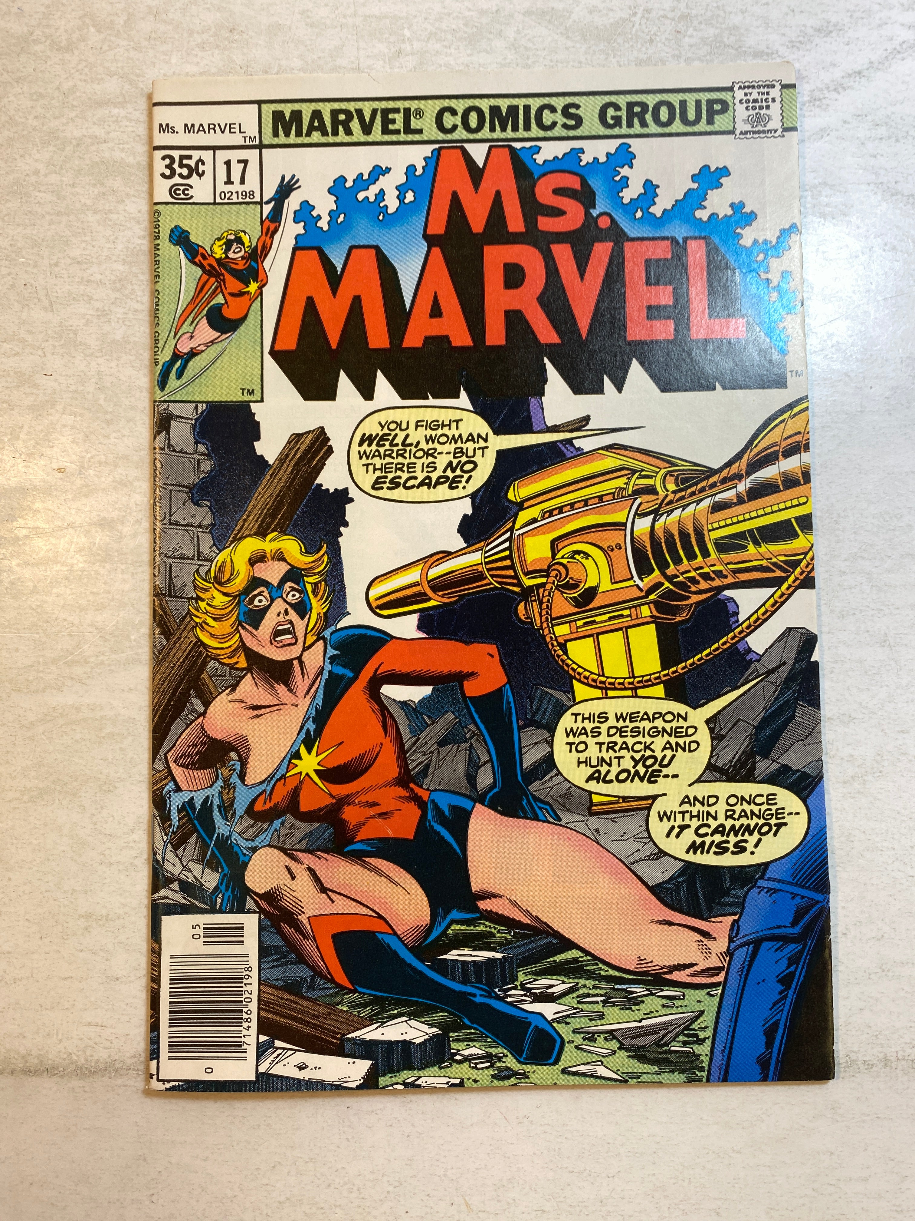 Lot of 21 Ms. Marvel 1-21 Comics 1977-1978