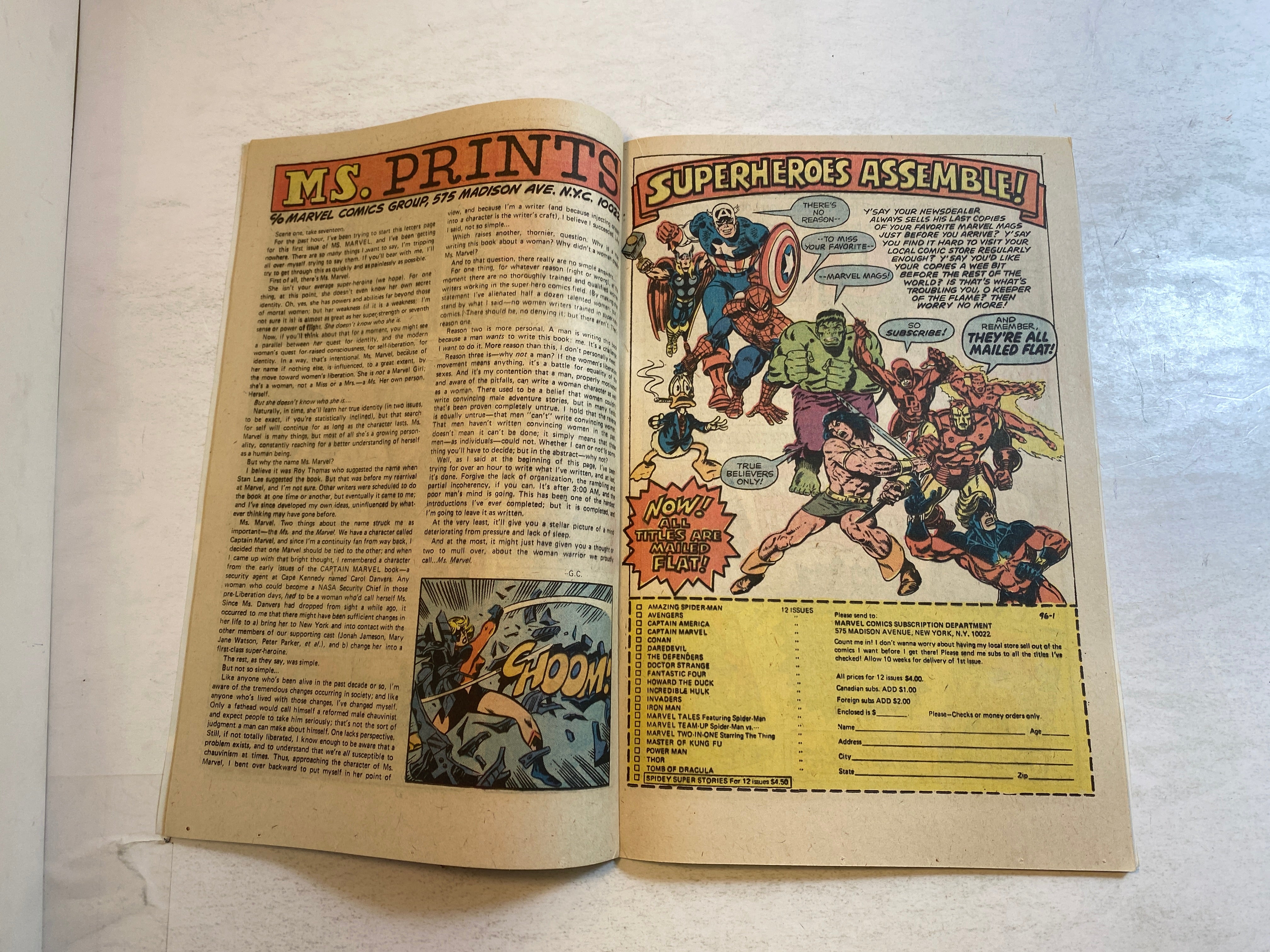 Lot of 21 Ms. Marvel 1-21 Comics 1977-1978