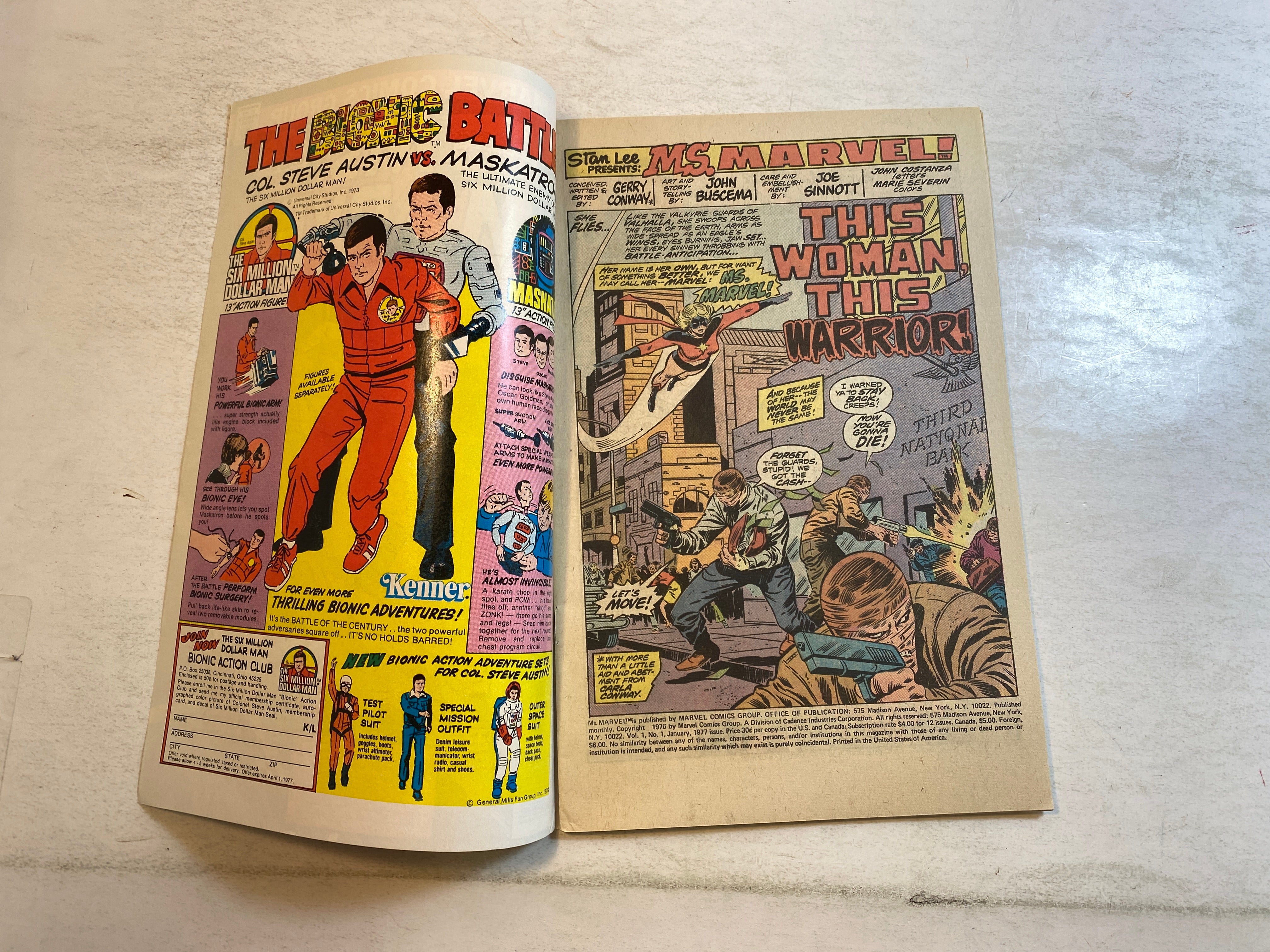 Lot of 21 Ms. Marvel 1-21 Comics 1977-1978