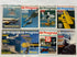 Lot of 21 Vintage Air Progress Magazines 1973-1974