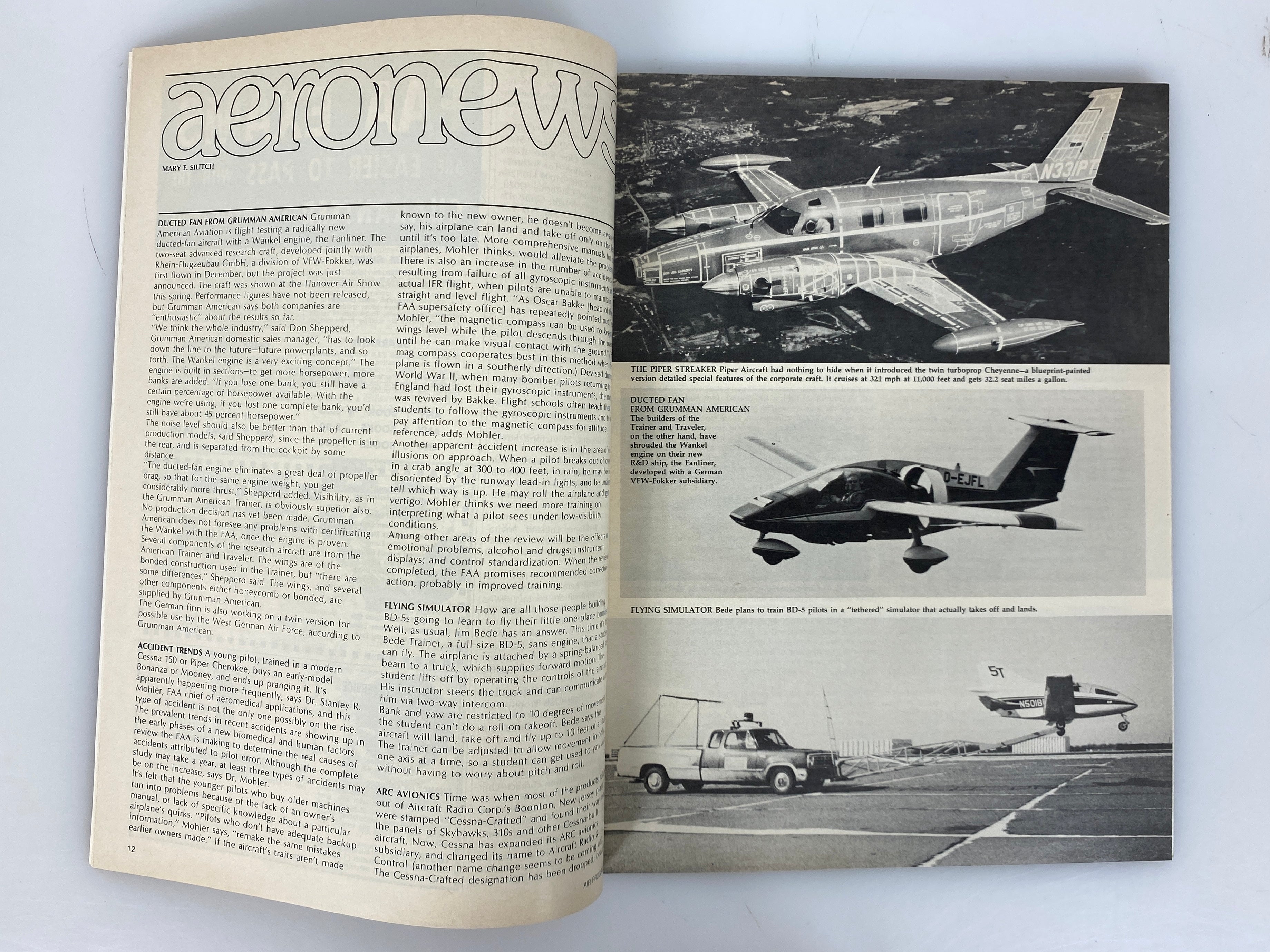 Lot of 21 Vintage Air Progress Magazines 1973-1974