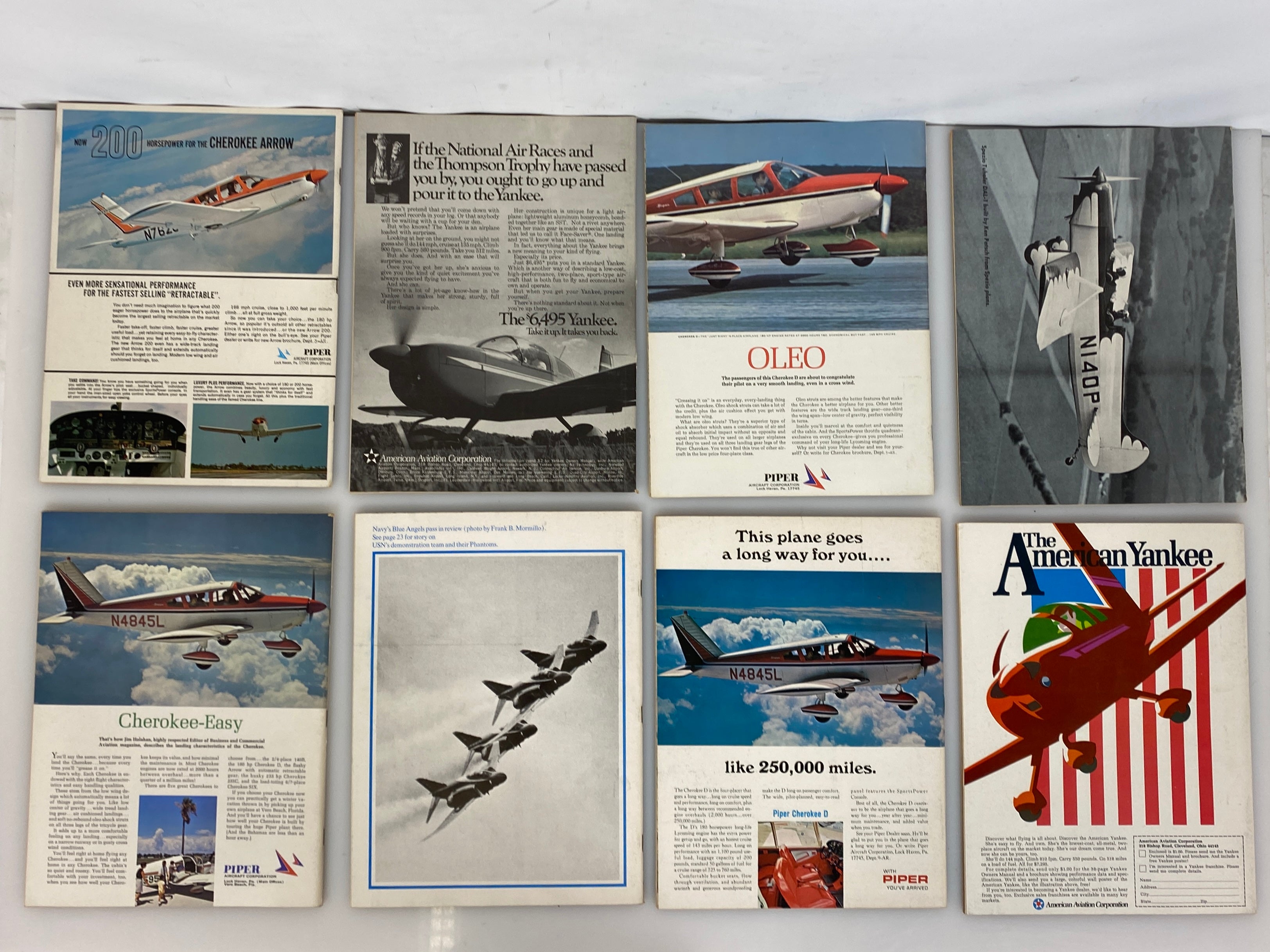 Lot of 22 Vintage Air Progress Magazines 1969-1970