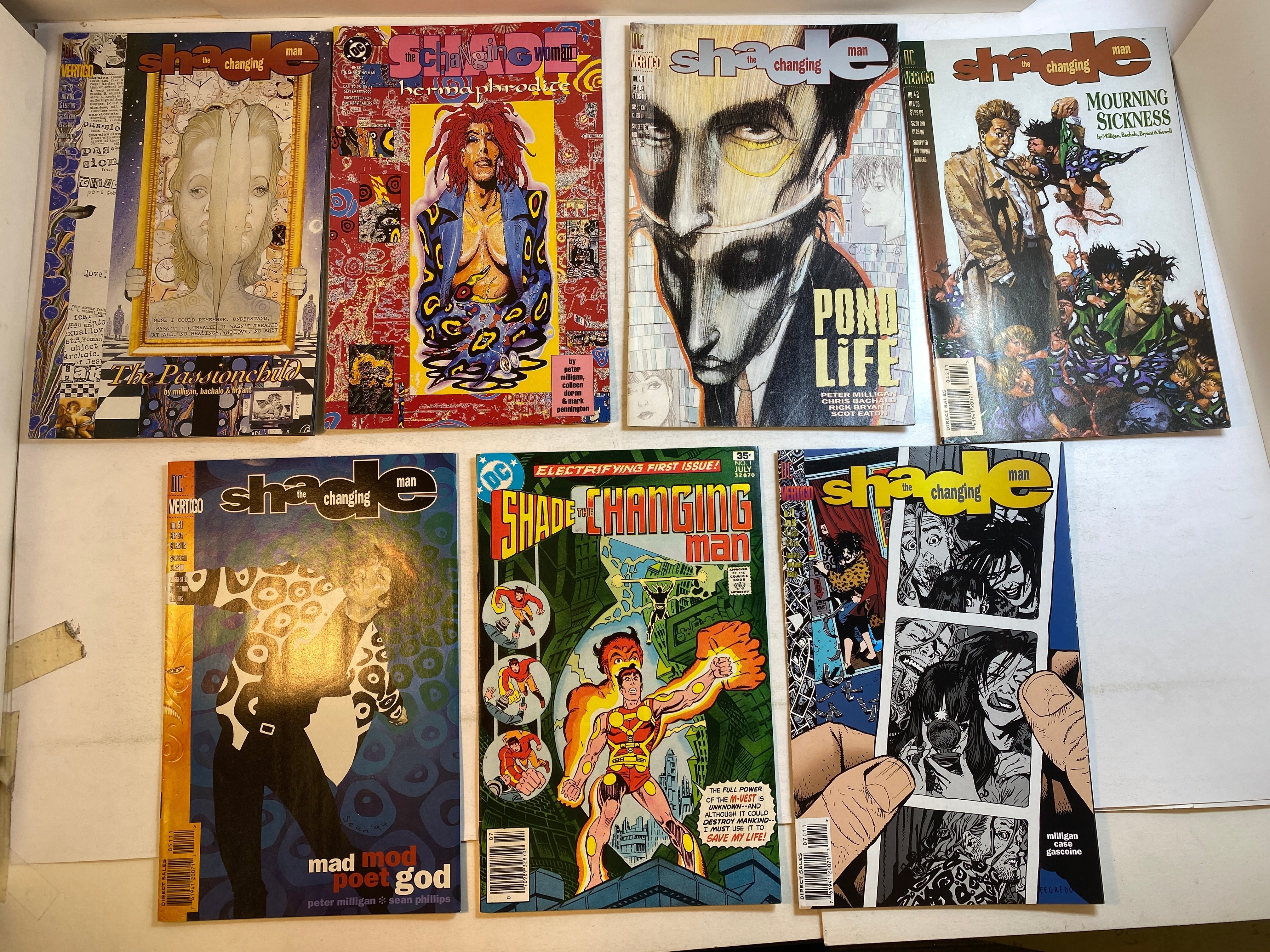 Lot of 25 Shade the Changing Man DC Vertigo Comics 1977-1996