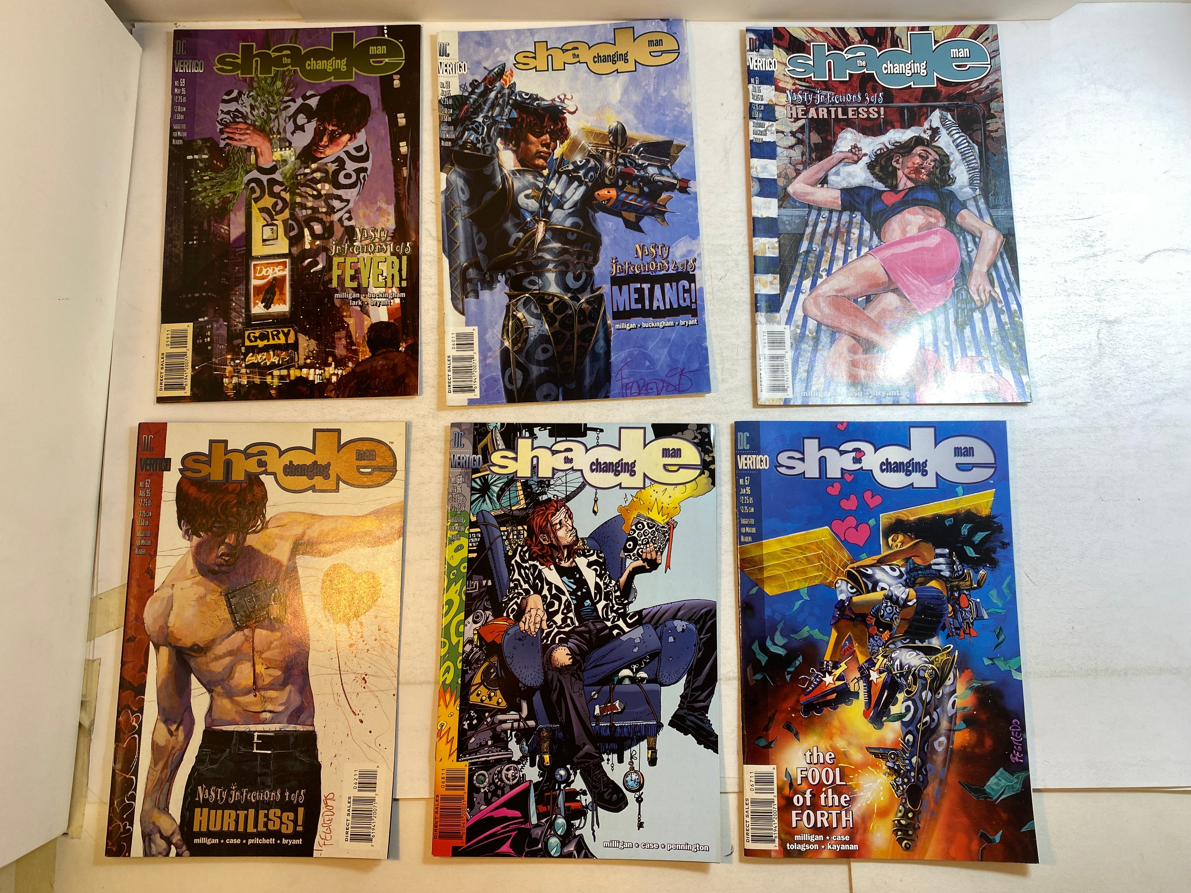Lot of 25 Shade the Changing Man DC Vertigo Comics 1977-1996