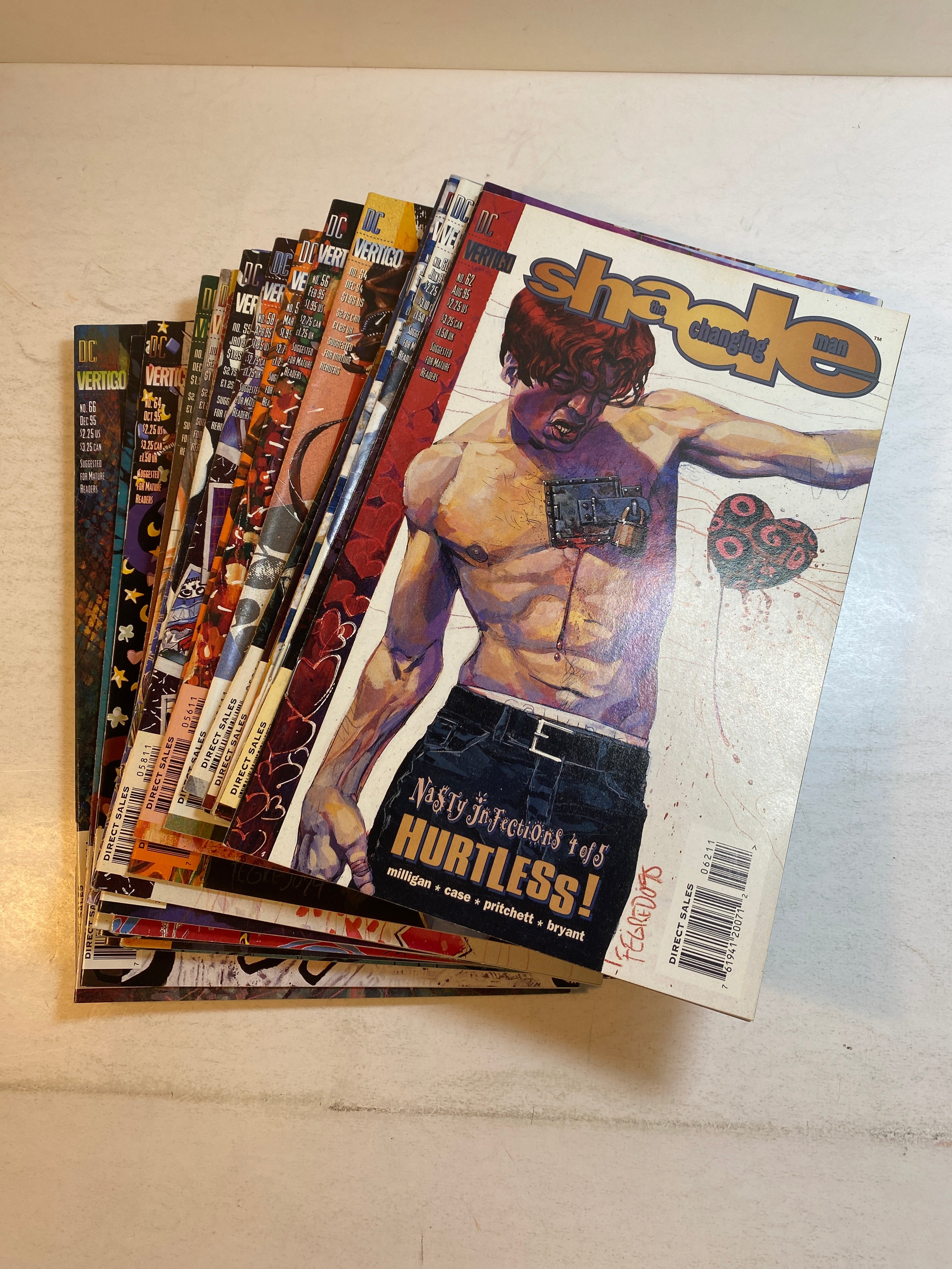 Lot of 25 Shade the Changing Man DC Vertigo Comics 1977-1996