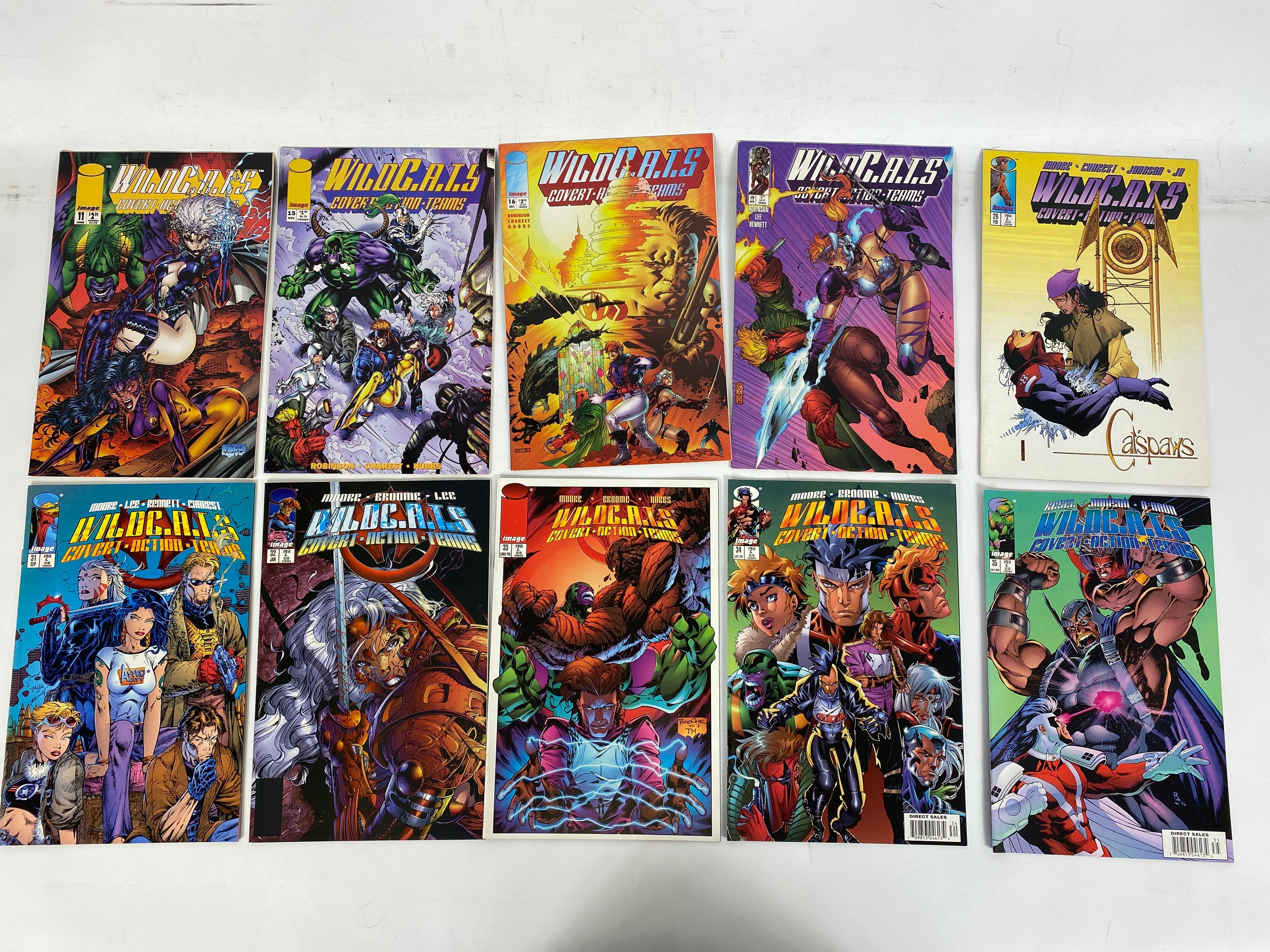 Lot of 26 WildCATS Image Comics 1992-1997