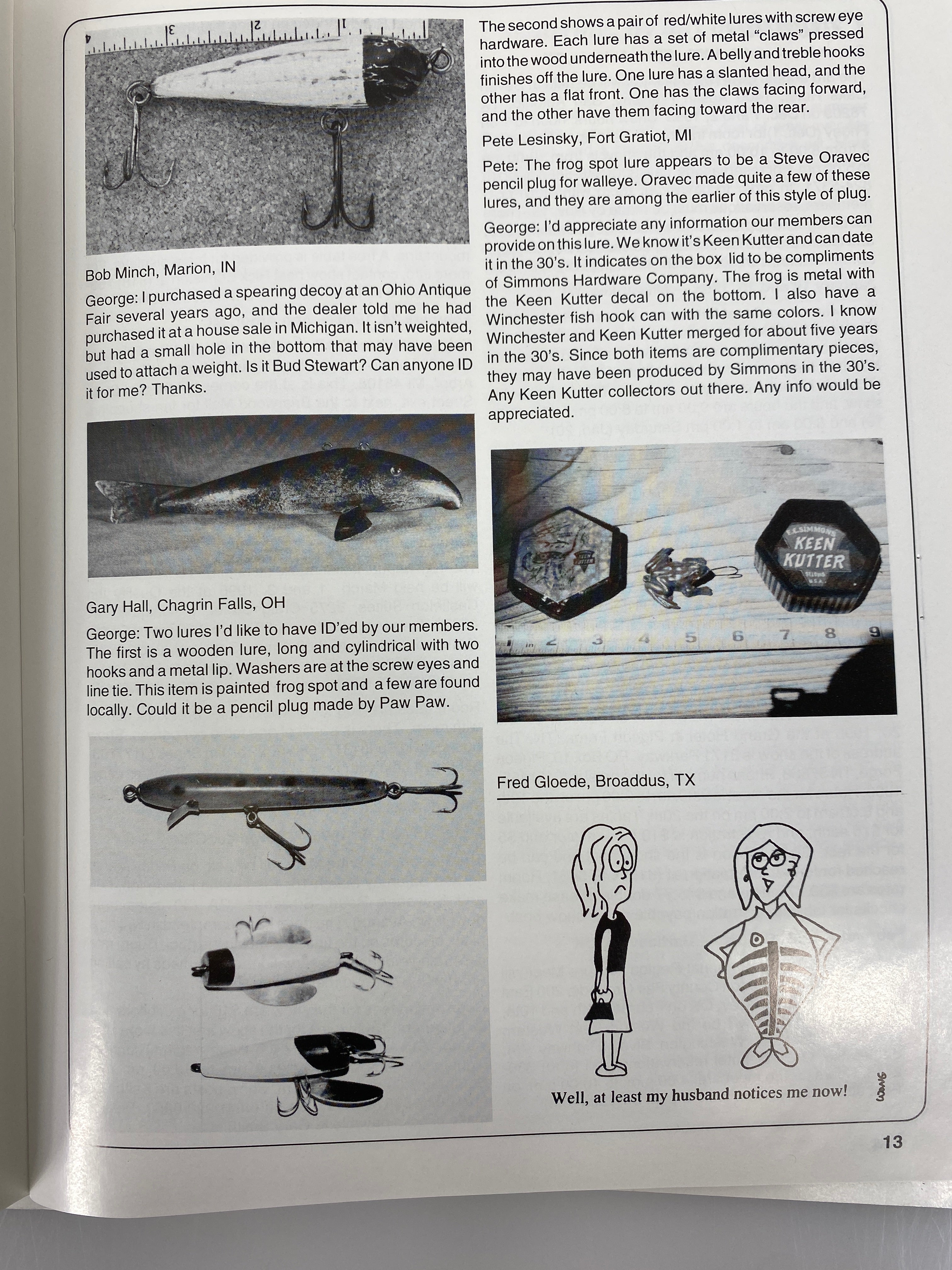 Lot of 27 National Fishing Lure Collectors Gazette 1989-1995