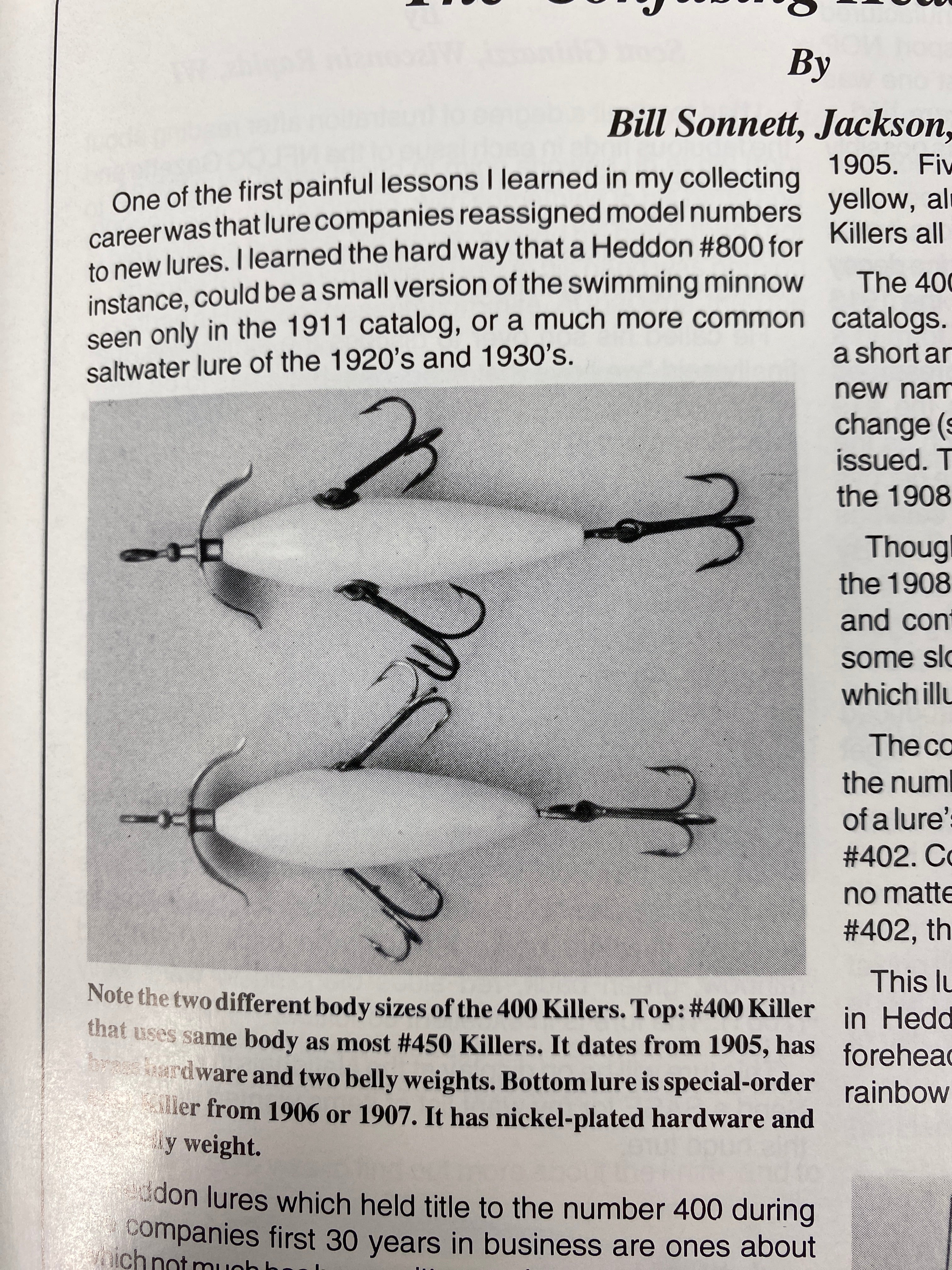 Lot of 27 National Fishing Lure Collectors Gazette 1989-1995
