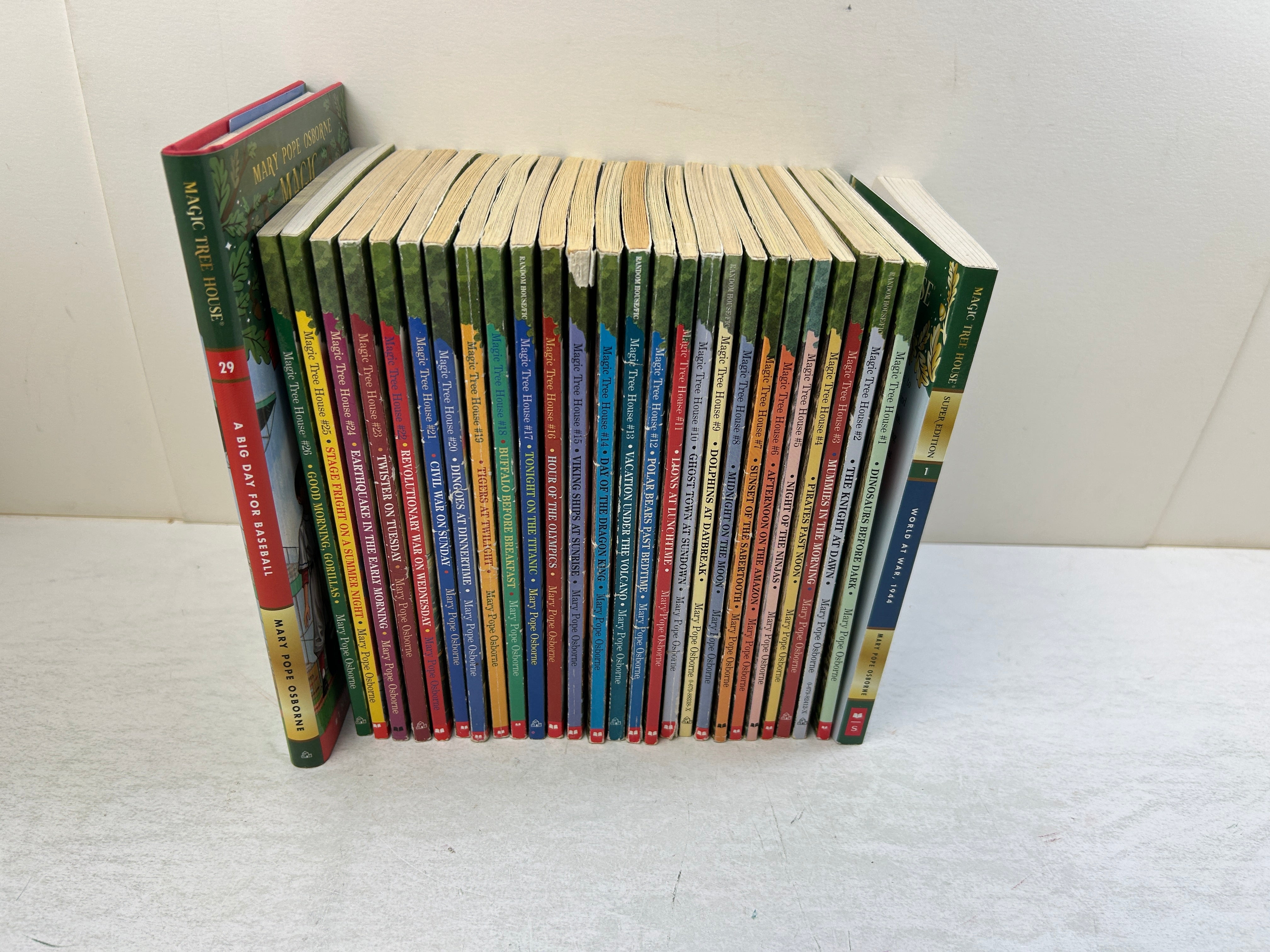 Lot of 28Magic Tree House (1-26 SC+29 HC+Special Ed SC) by Mary Pope Osborne SC
