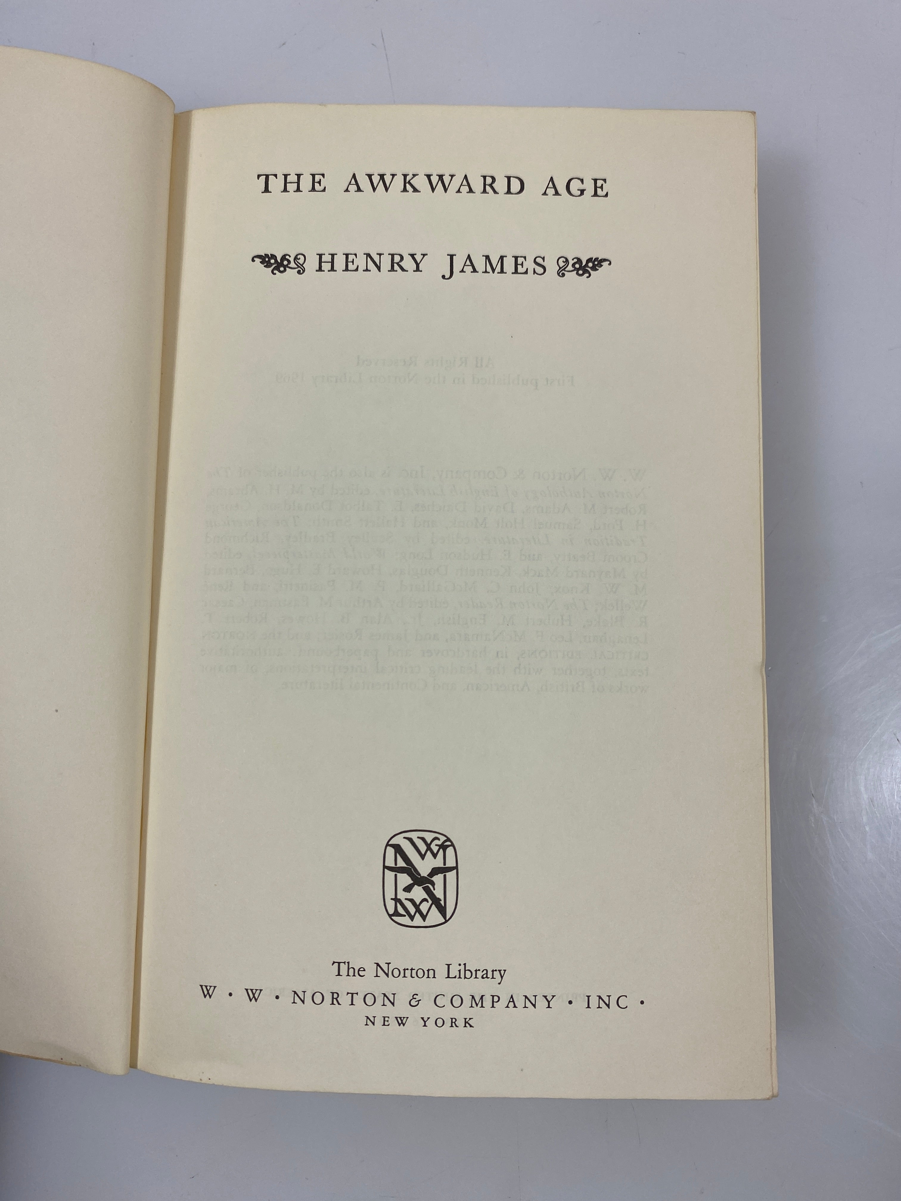 Lot of 3 1960's Henry James Paperbacks In the Cage, Awkward Age, Confidence