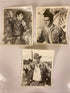 Lot of 3 8x8 Glossy pictures of Elvis Presley Black and White