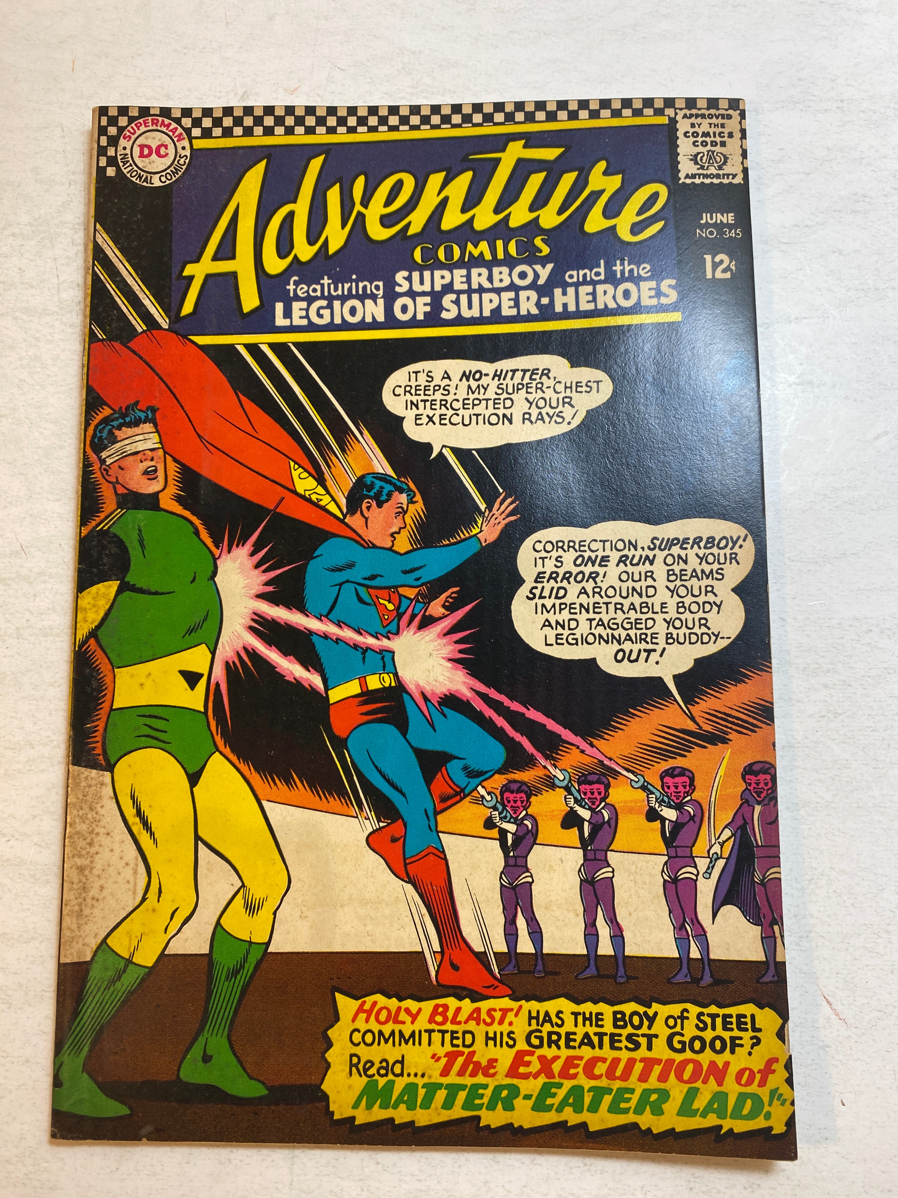 Lot of 3 Adventure Comics Superman DC 1958-1966