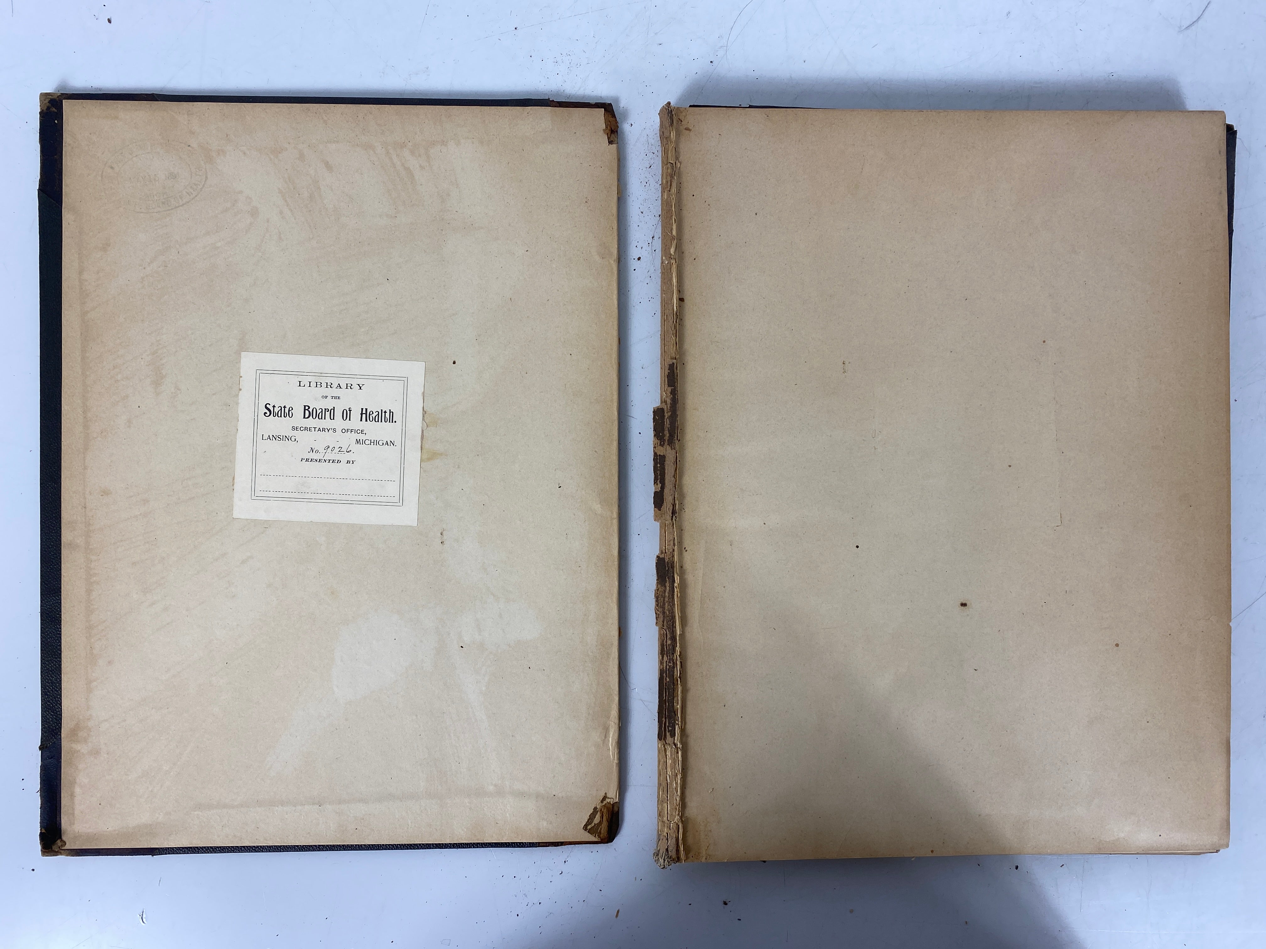 Lot of 3 Antique Bound Vols Architecture/Manufacturer & Builder Magazines