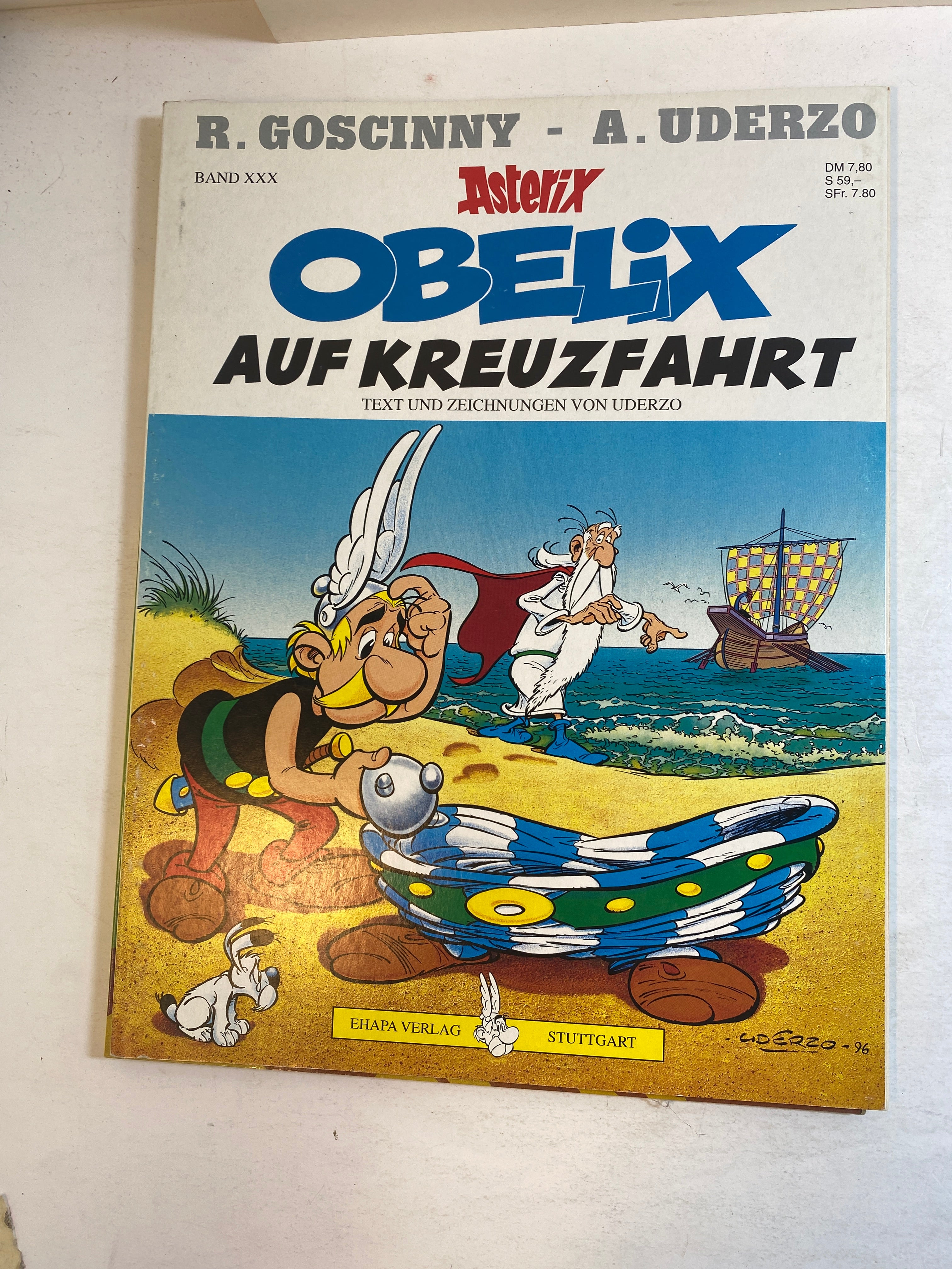 Lot of 3 Asterix German Comics 1976-1996