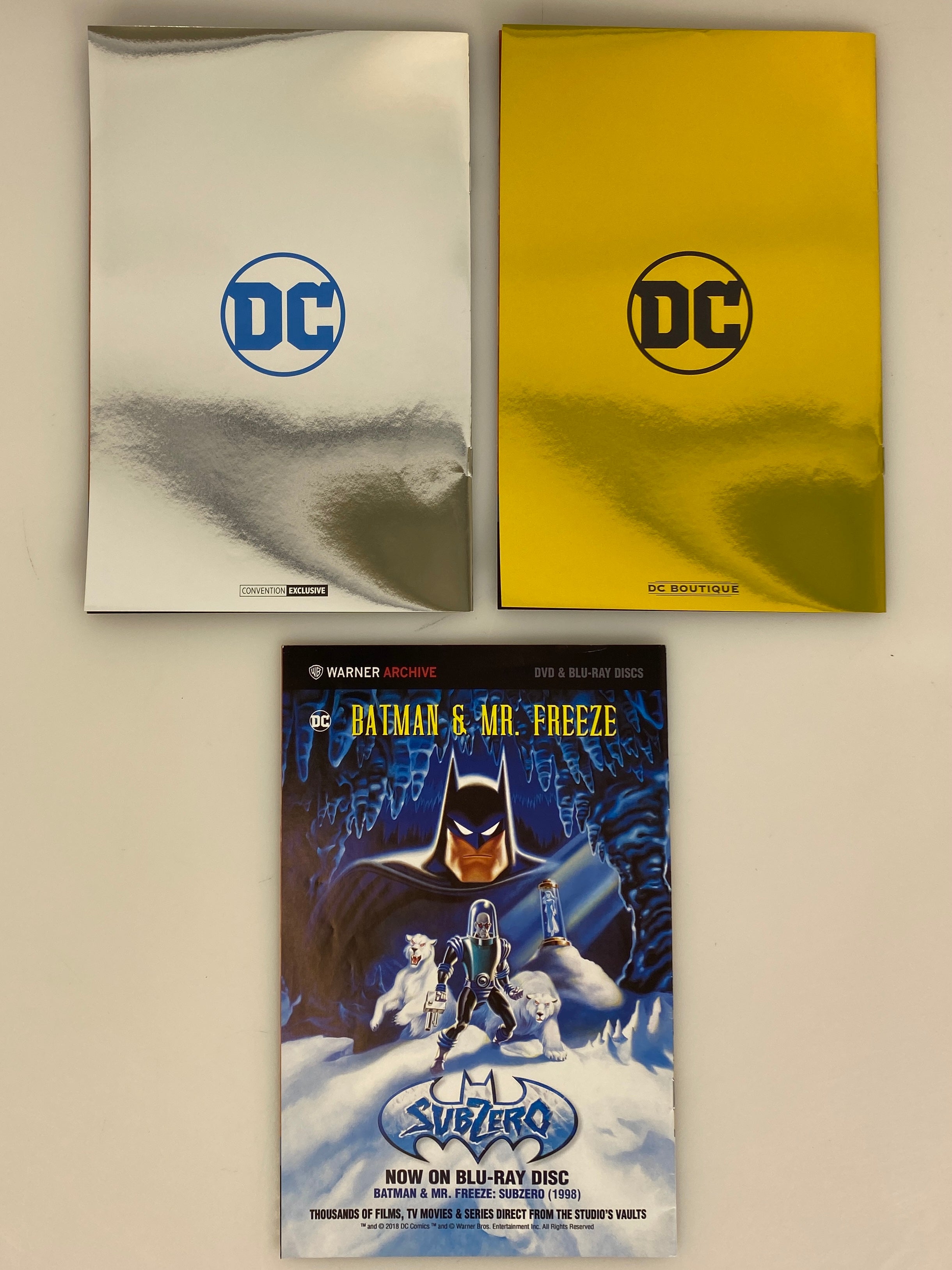Lot of 3 Batman #43 Inc Gold & Silver DC Boutique Variants