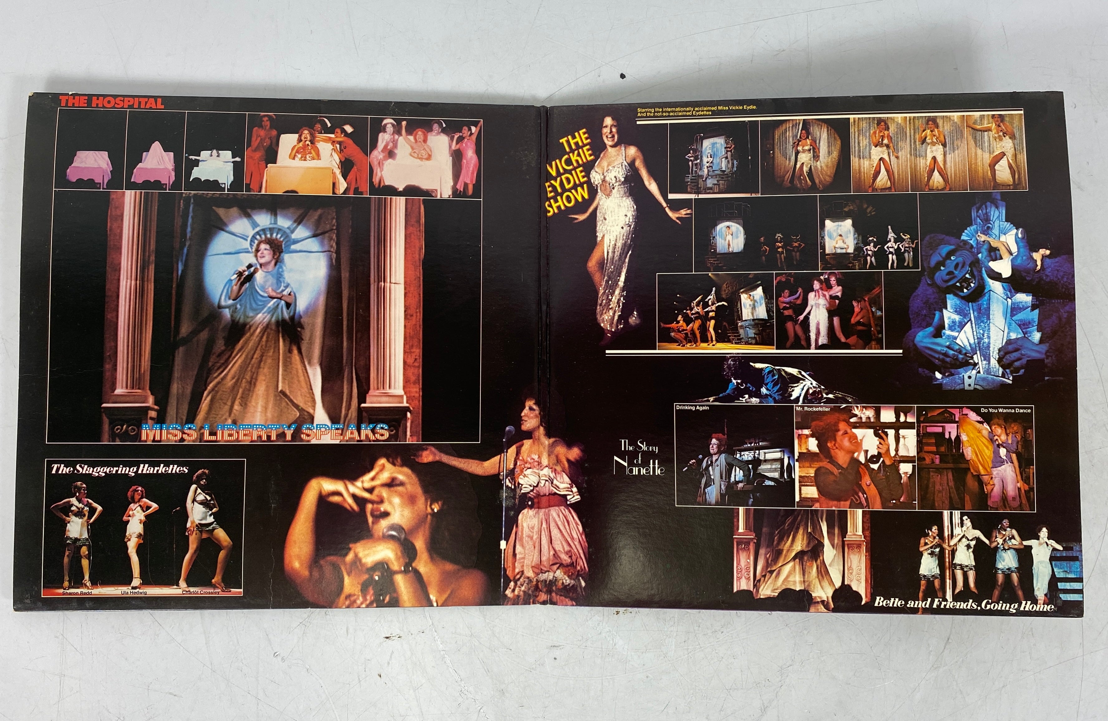 Lot of 3 Bette Midler: Thighs and Whispers, Live at Last, No Frills Vinyl Record