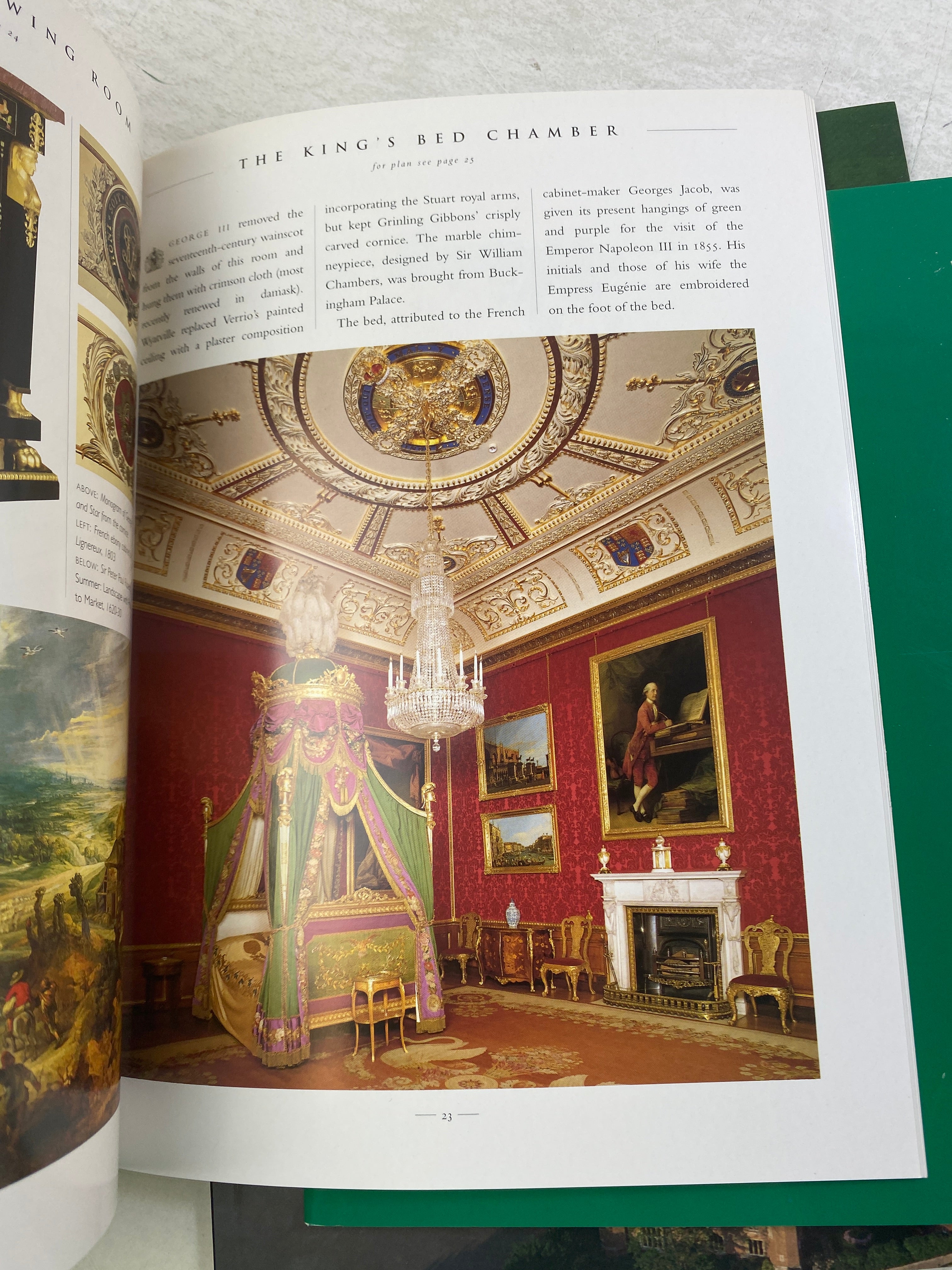 Lot of 3 British Guidebooks Hampton Court St. Paul Windsor Castle SC