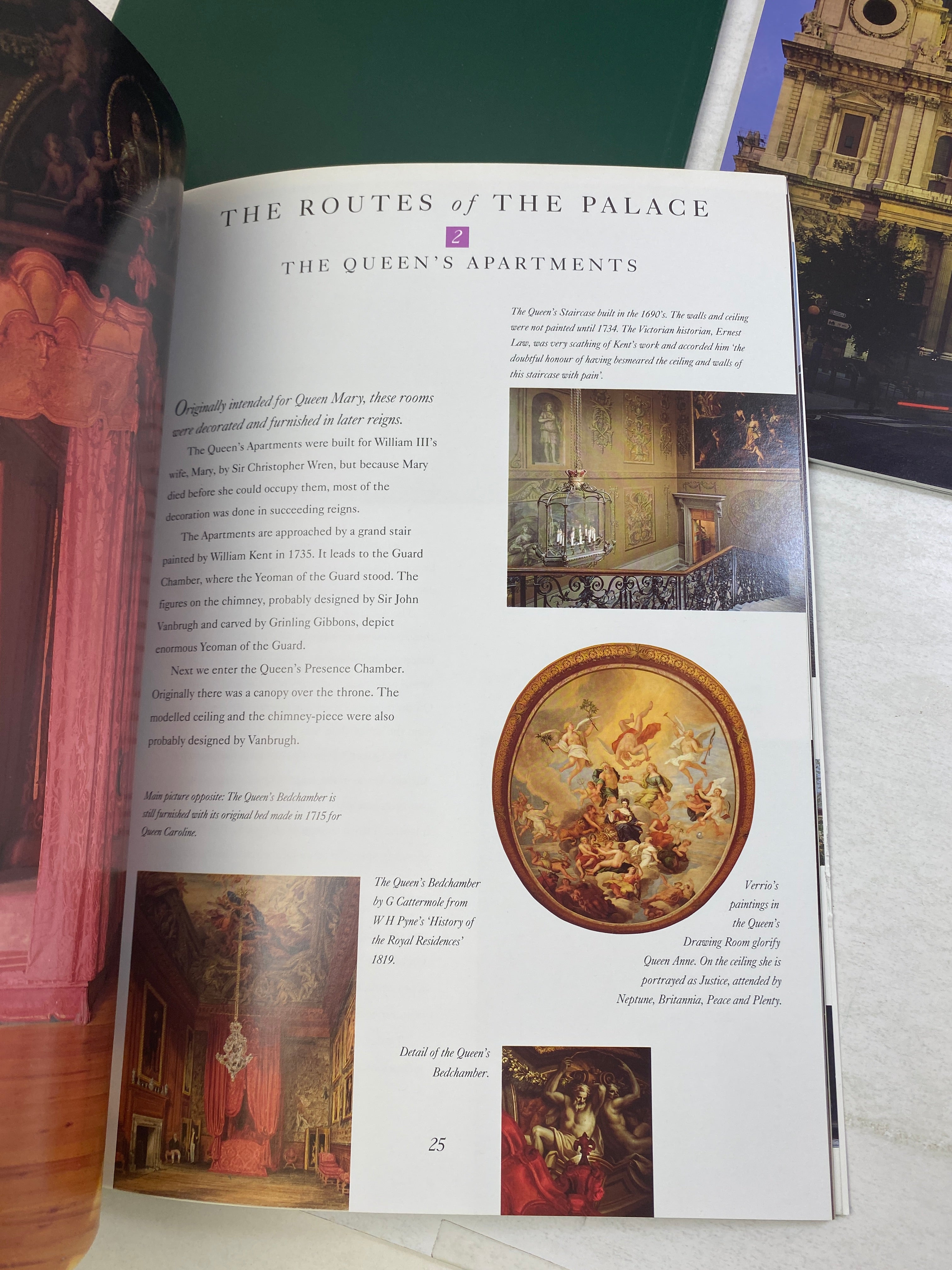 Lot of 3 British Guidebooks Hampton Court St. Paul Windsor Castle SC