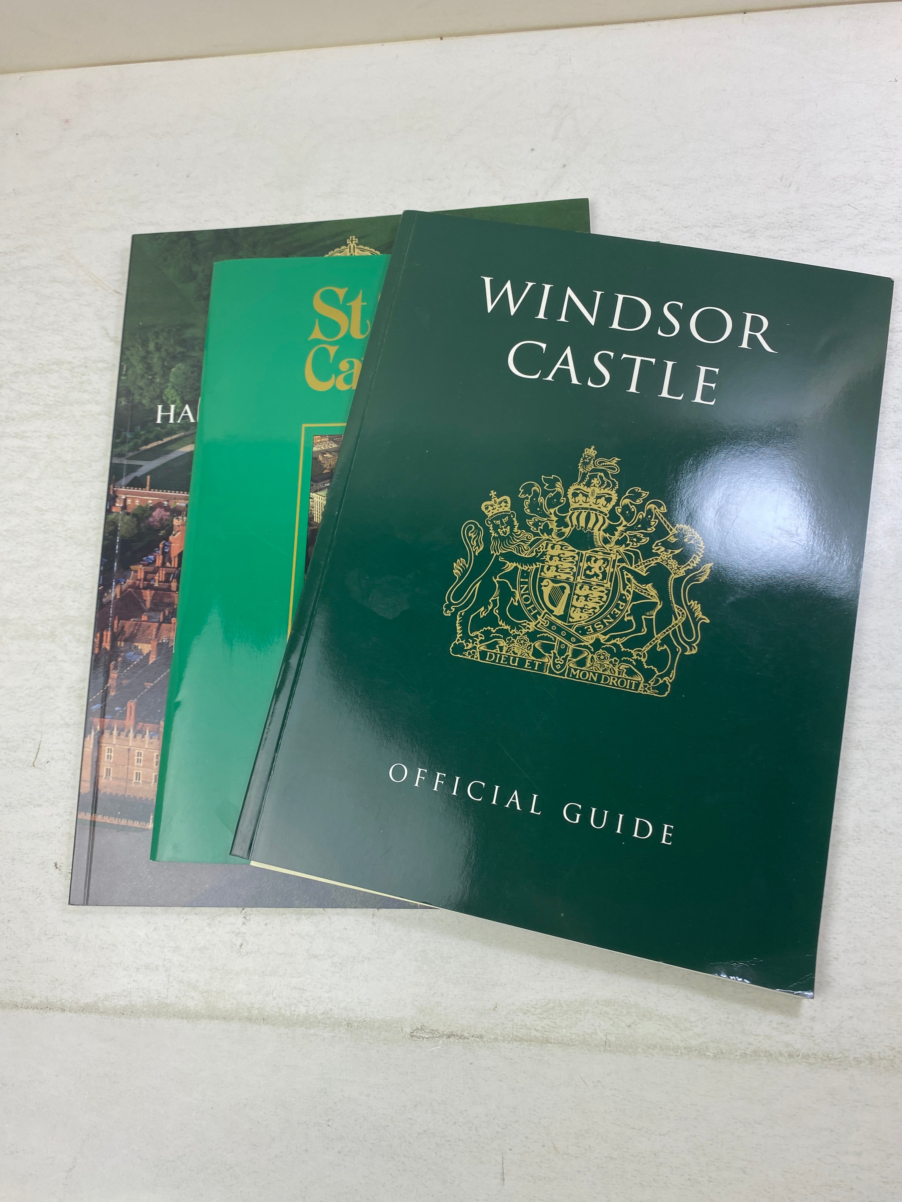 Lot of 3 British Guidebooks Hampton Court St. Paul Windsor Castle SC