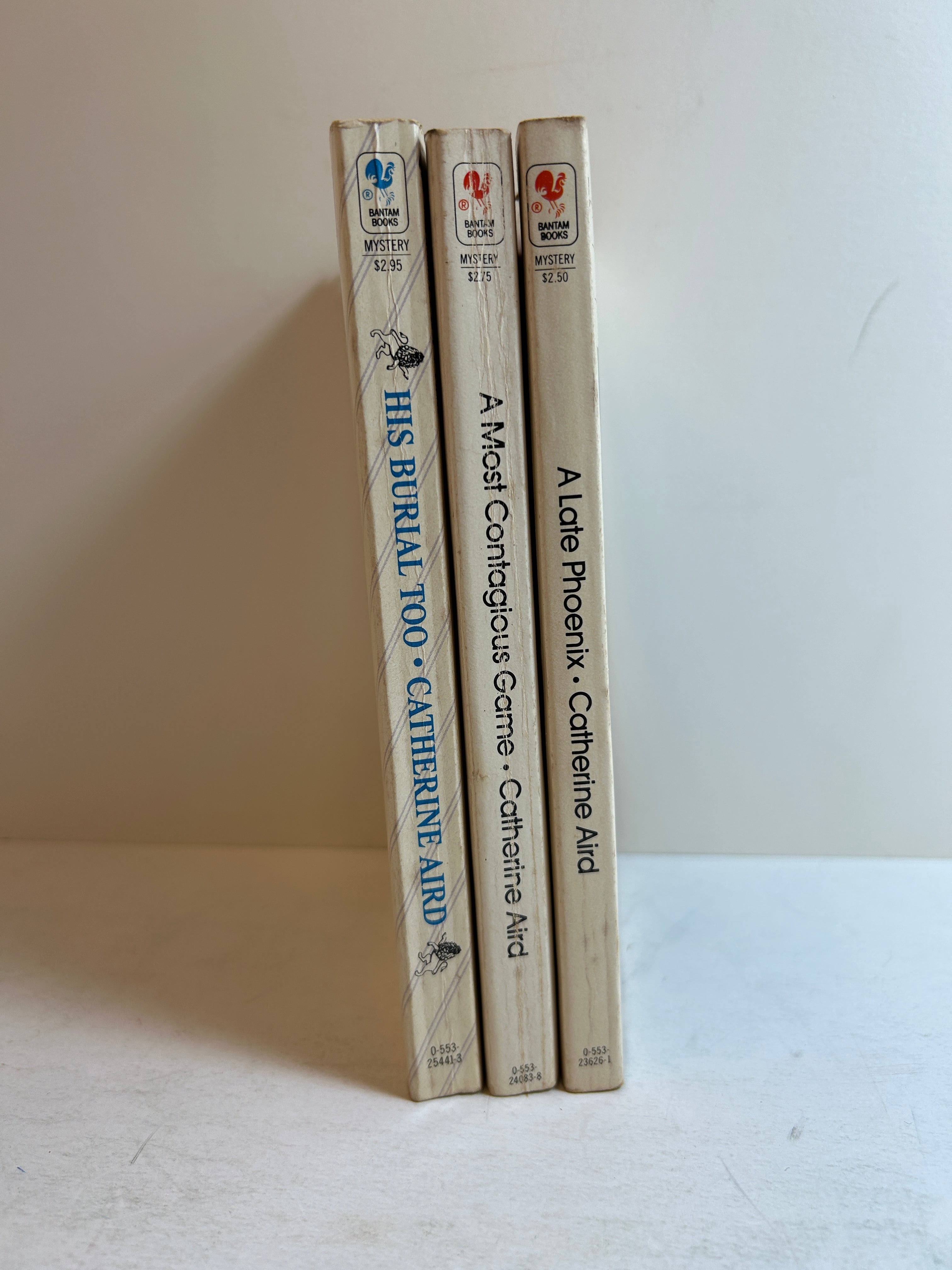 Lot of 3 Catherine Aird British Mystery Book Bundle Bantam