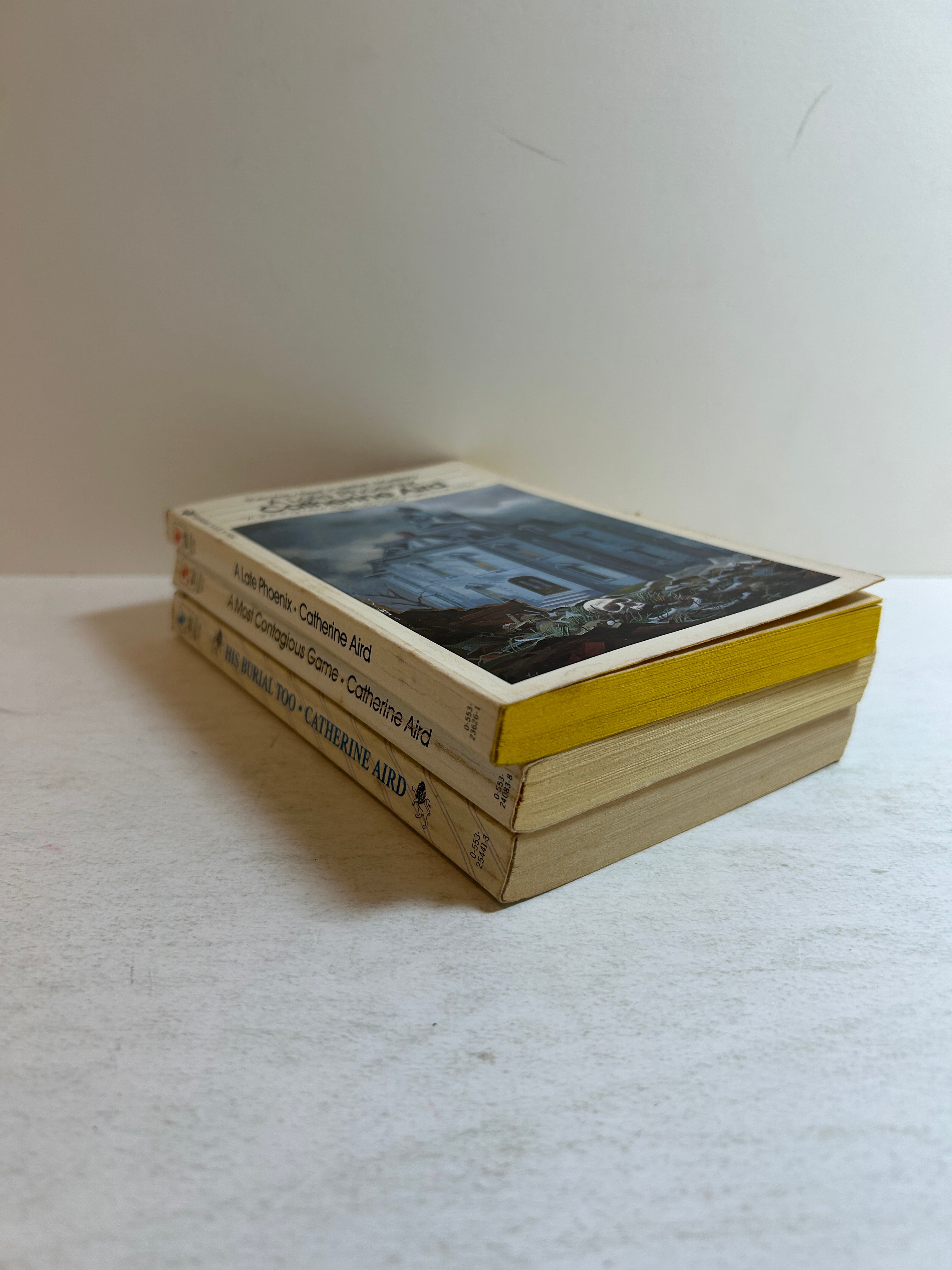 Lot of 3 Catherine Aird British Mystery Book Bundle Bantam